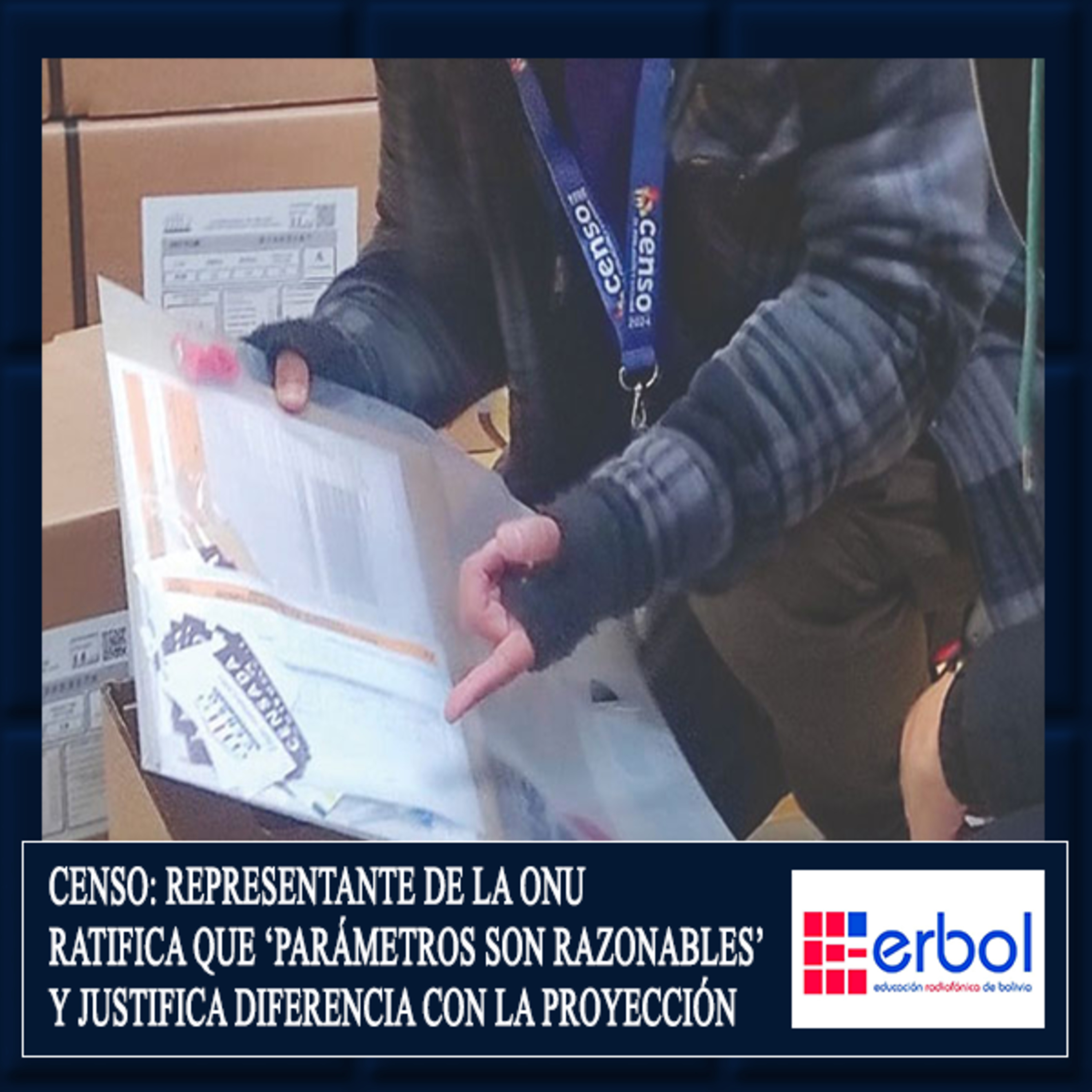 Censo: Representante de la ONU ratifica que ‘parámetros son razonables’ y justifica diferencia con la proyección