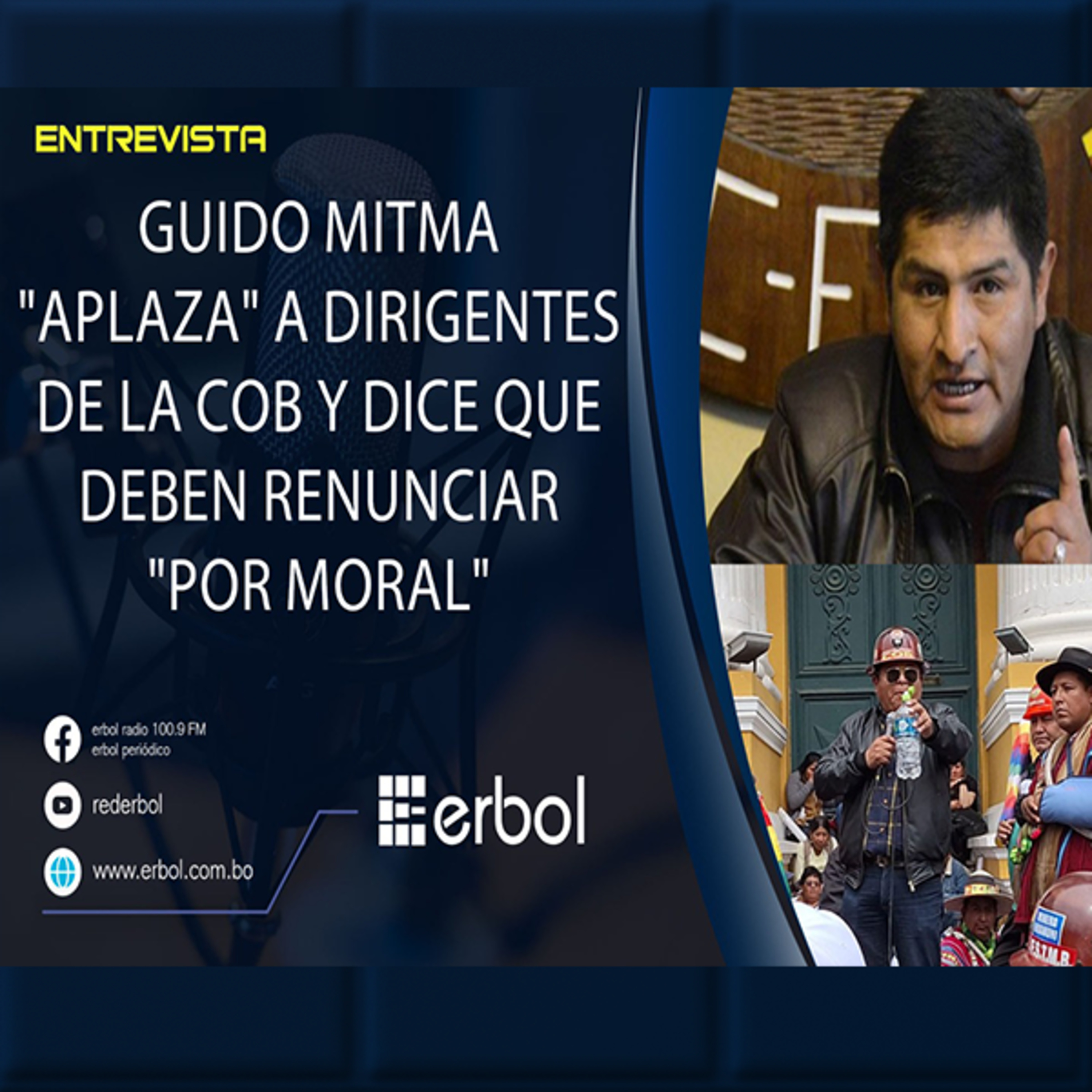  Guido Mitma critica a la dirigencia de la COB y pide renovación por “moral” episode artwork