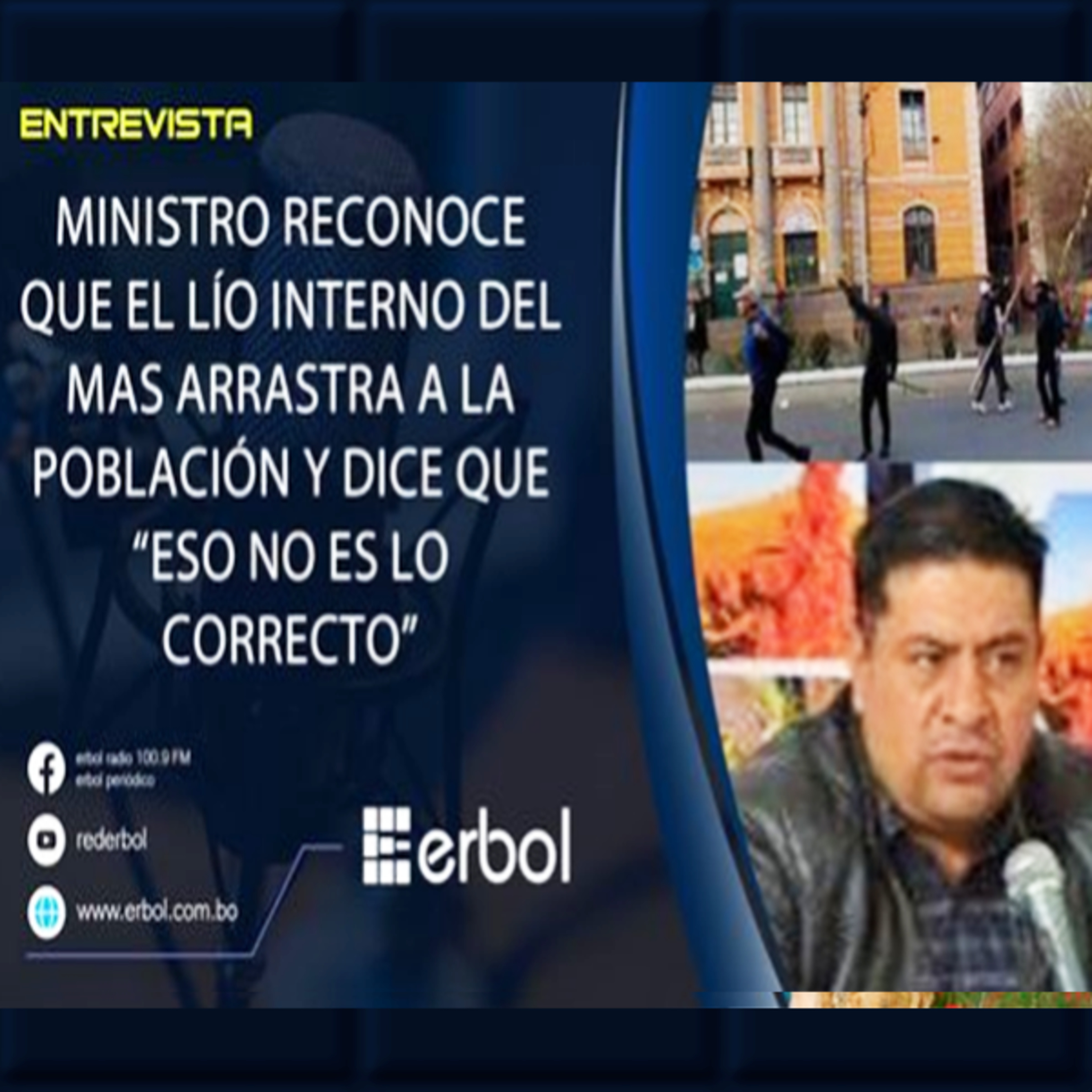 Ministro Flores reconocer que el conflicto interno del MAS está arrastrando a toda la población episode artwork