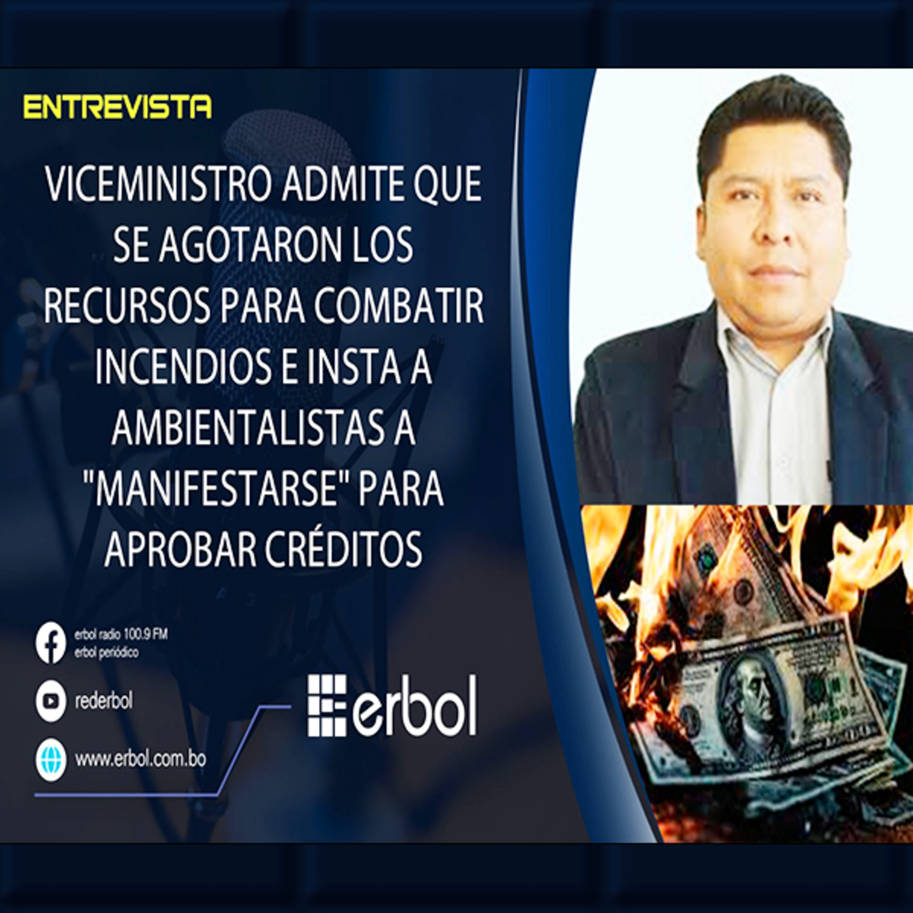Viceministro de Medio Ambiente Admite Falta de Recursos para Combatir Incendios y Pide Apoyo para Aprobar Créditos episode artwork
