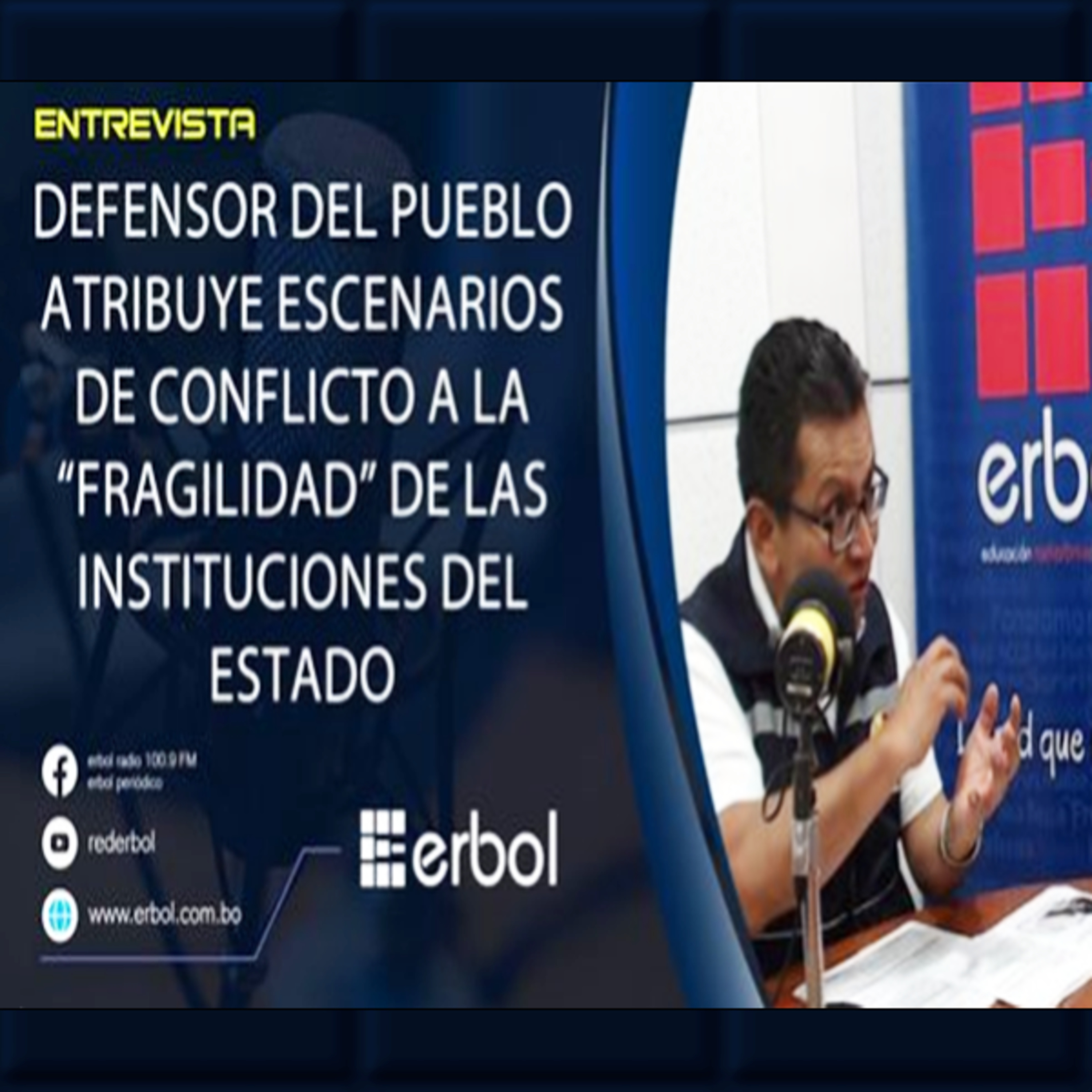 Defensor del Pueblo, Pedro Callisaya: La Fragilidad de la Democracia en Bolivia es Preocupante y se Agrava con el Uso Perverso de las Instituciones episode artwork