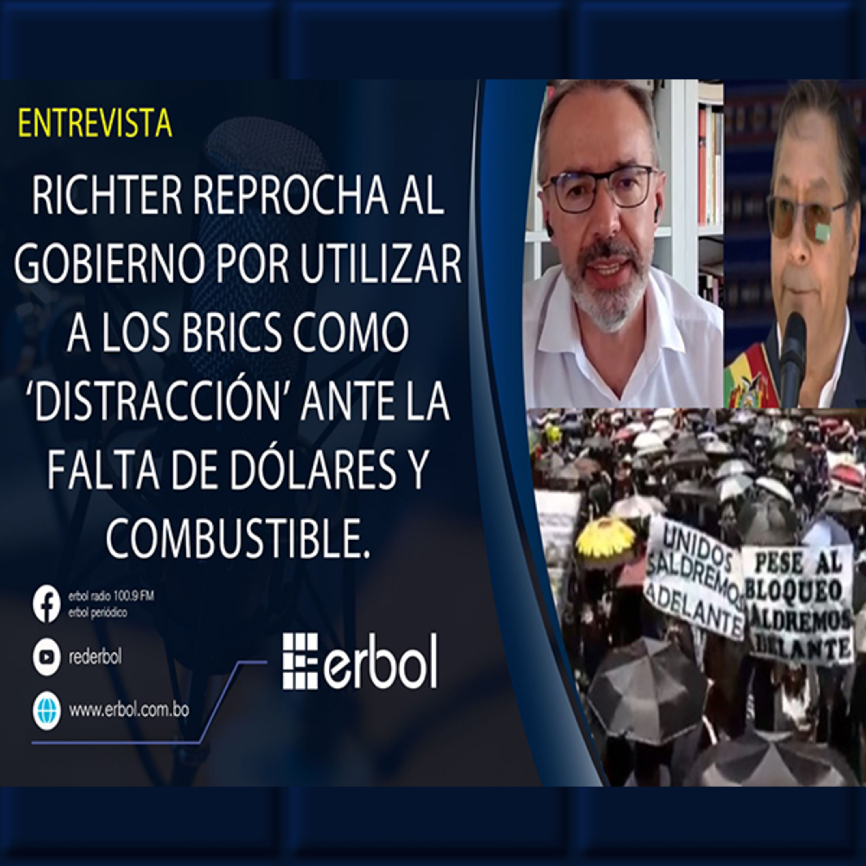 Jorge Richter critica uso de la política internacional para desviar la atención de crisis económica