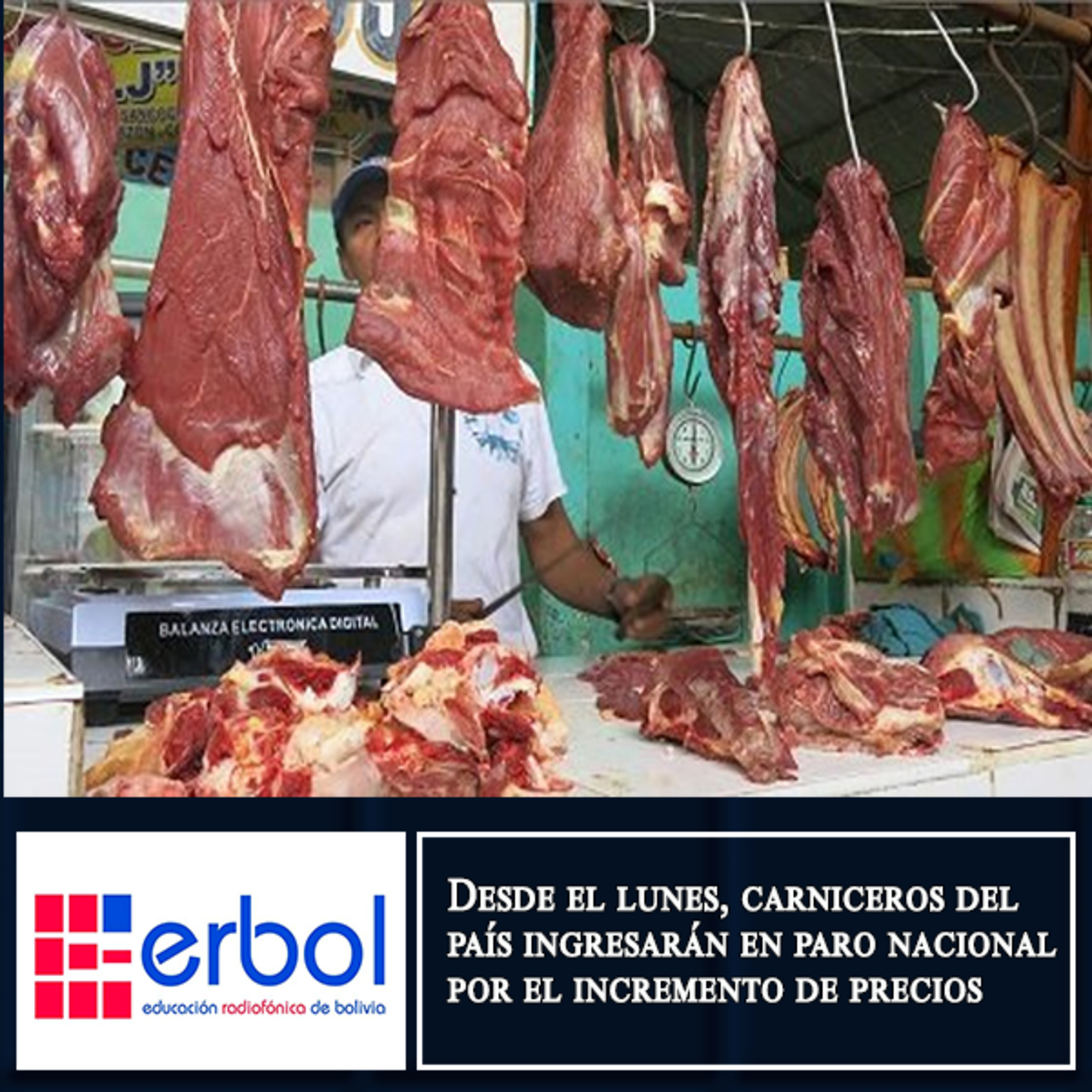 Desde el lunes, carniceros del país ingresarán en paro nacional por el incremento de precios