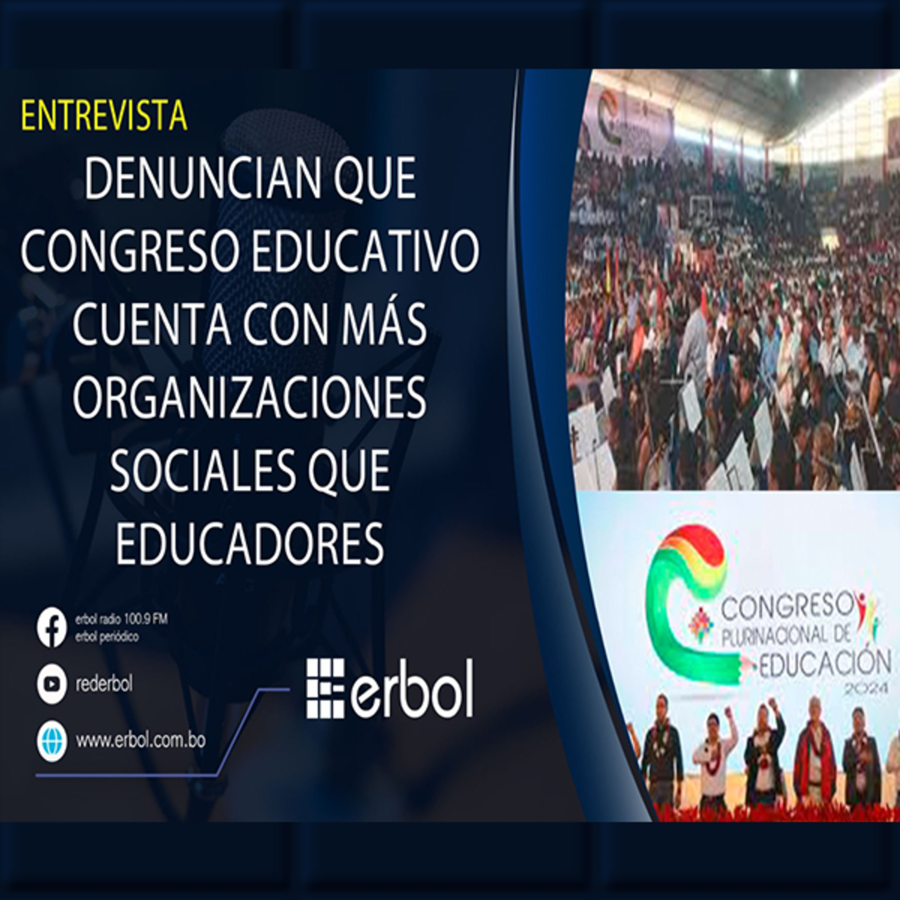 Congreso educativo se desarrolla con "levantamanos", según dirigente del magisterio