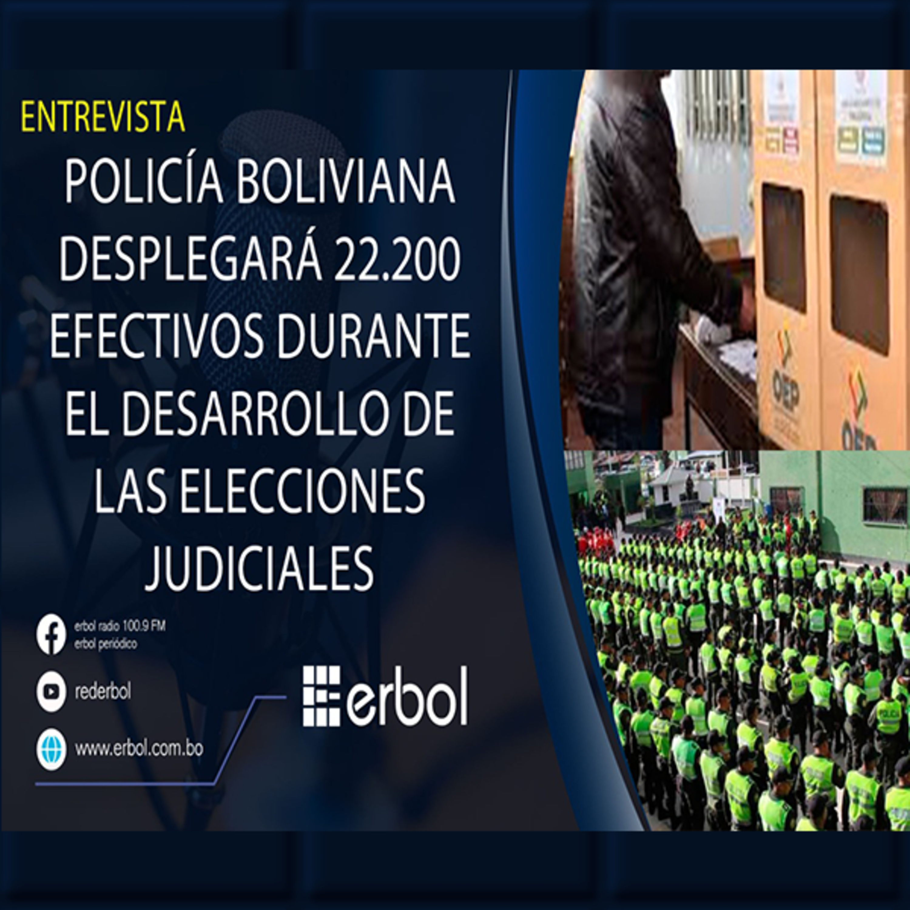 Policía desplegará 22.200 efectivos para resguardar las elecciones judiciales episode artwork
