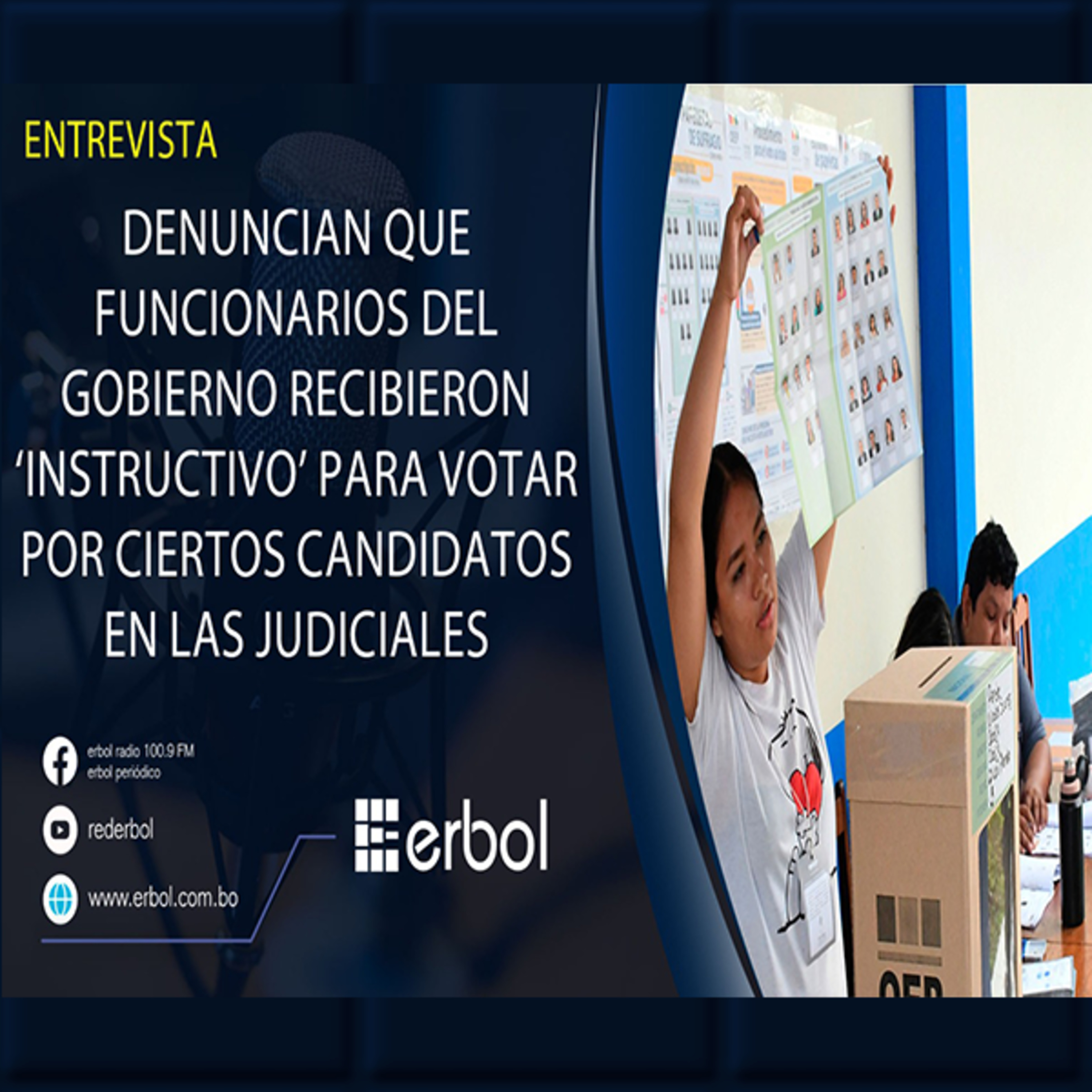 Denuncian “instructivo” obligatorio a funcionarios públicos para votar por candidatos en elecciones judiciales episode artwork