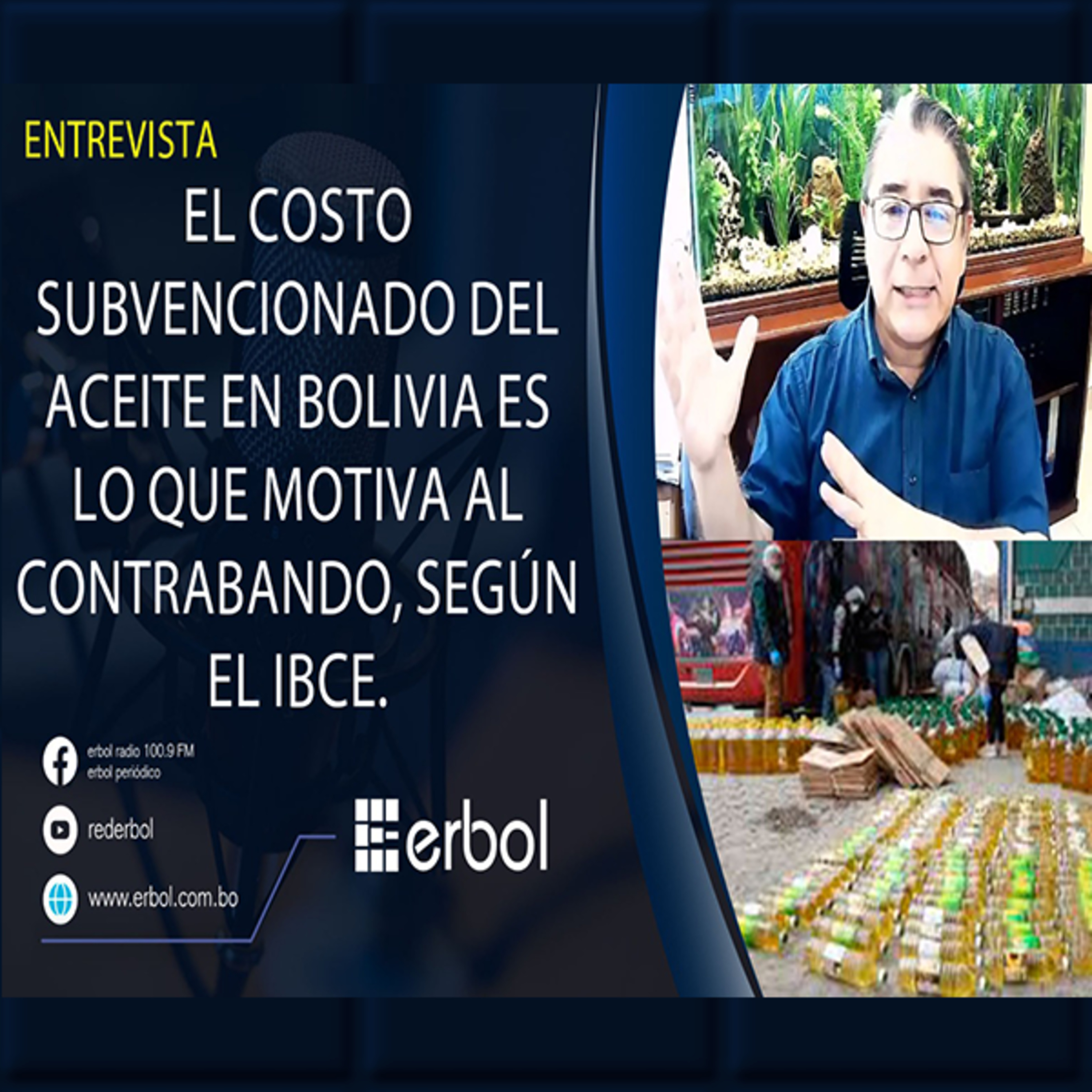 Instituto Boliviano de Comercio Exterior (IBCE) sugiere subir precio del aceite para frenar el contrabando