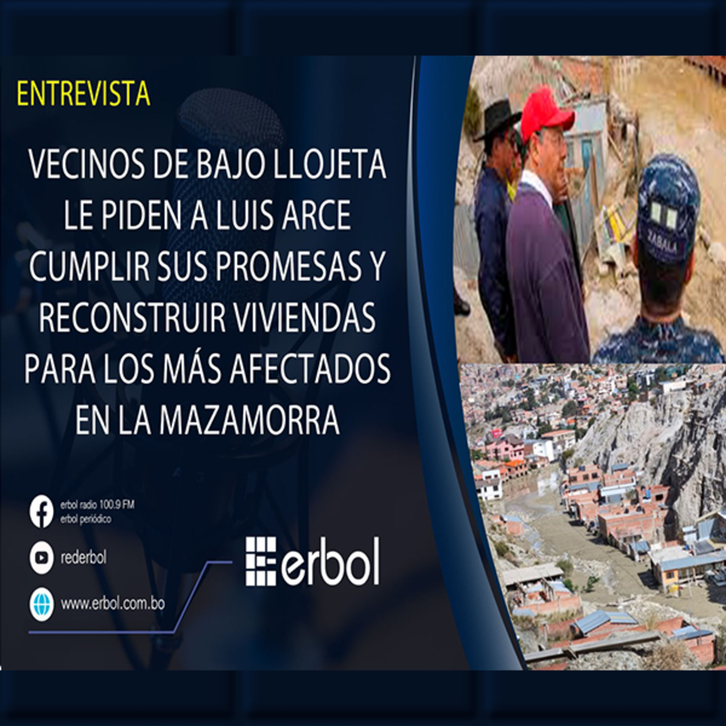 Vecinos de Bajo Llojeta reclaman incumplimiento de promesas tras tragedia por el presidente del Estado
