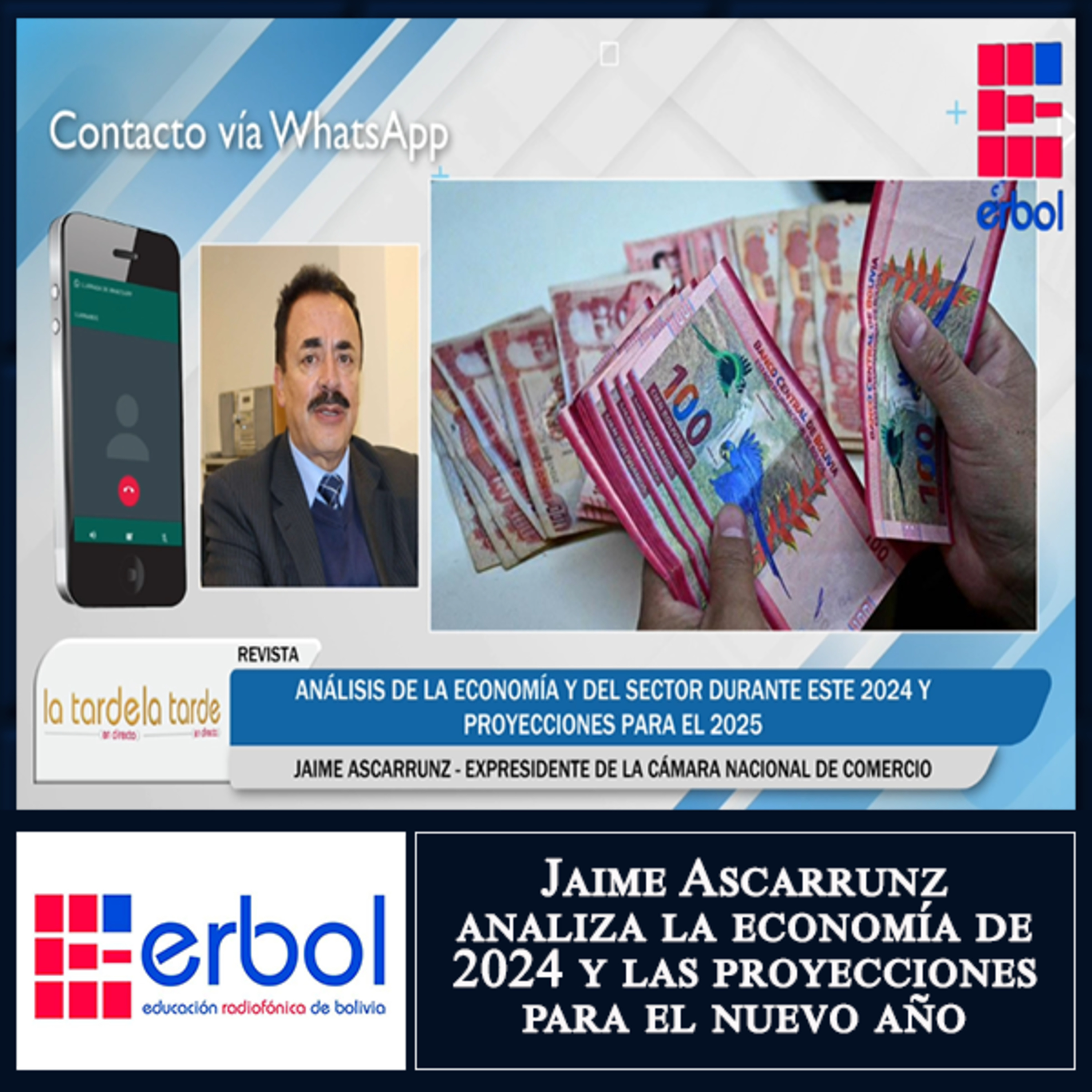 Jaime Ascarrunz analiza la economía de 2024 y las proyecciones para el nuevo año episode artwork