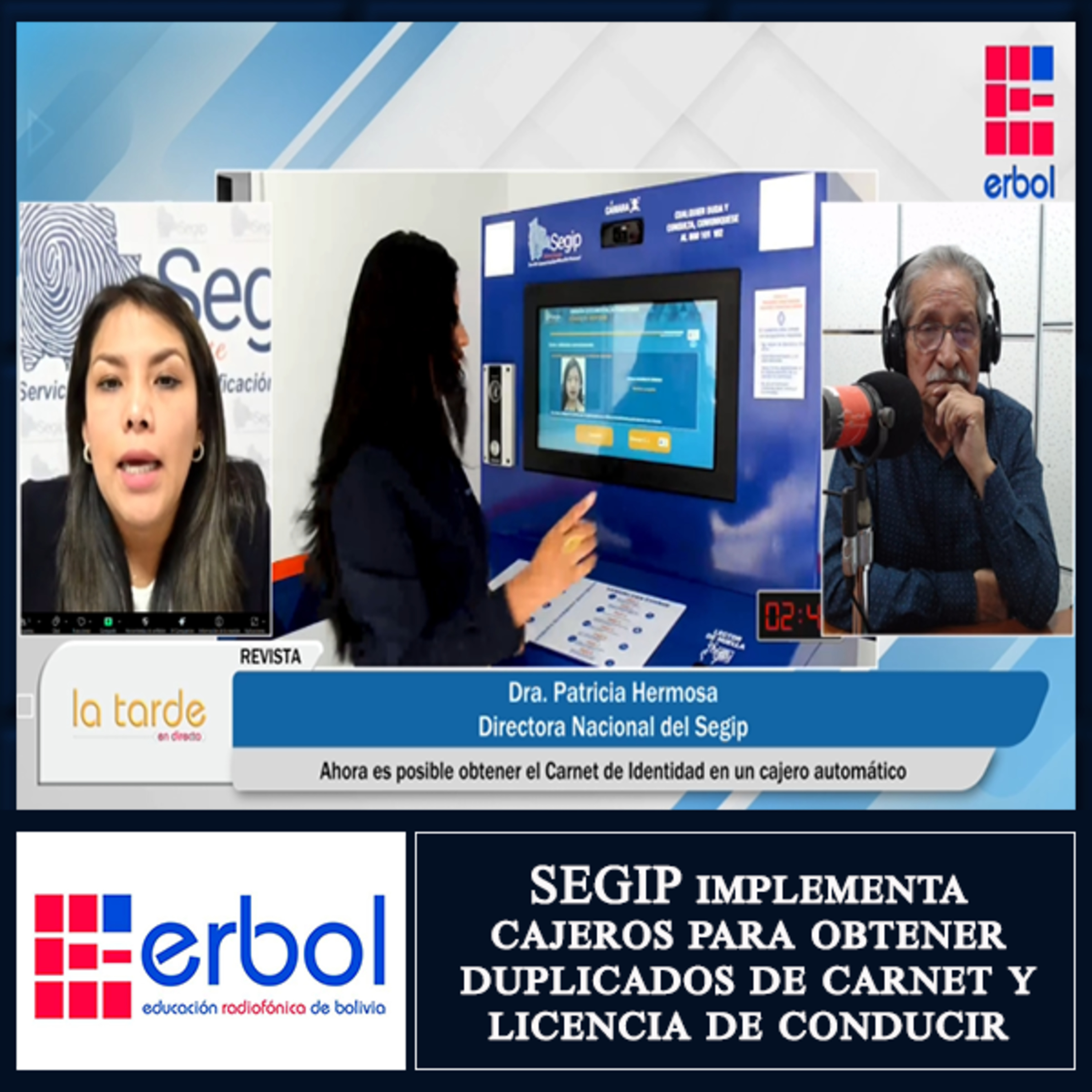 SEGIP implementa cajeros para obtener duplicados de carnet y licencia de conducir episode artwork