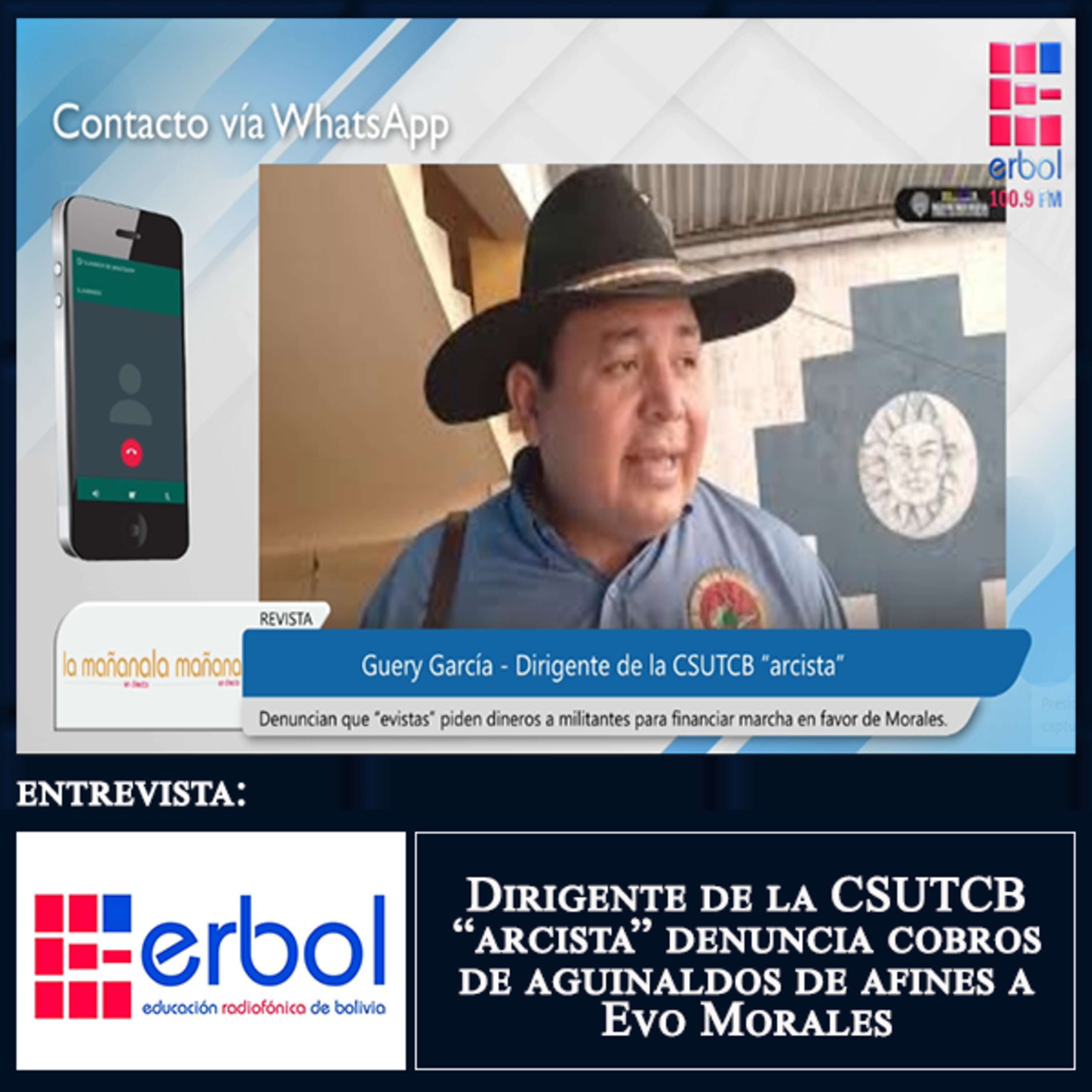 Dirigente de la CSUTCB “arcista” denuncia cobros de aguinaldos de afines a Evo Morales episode artwork