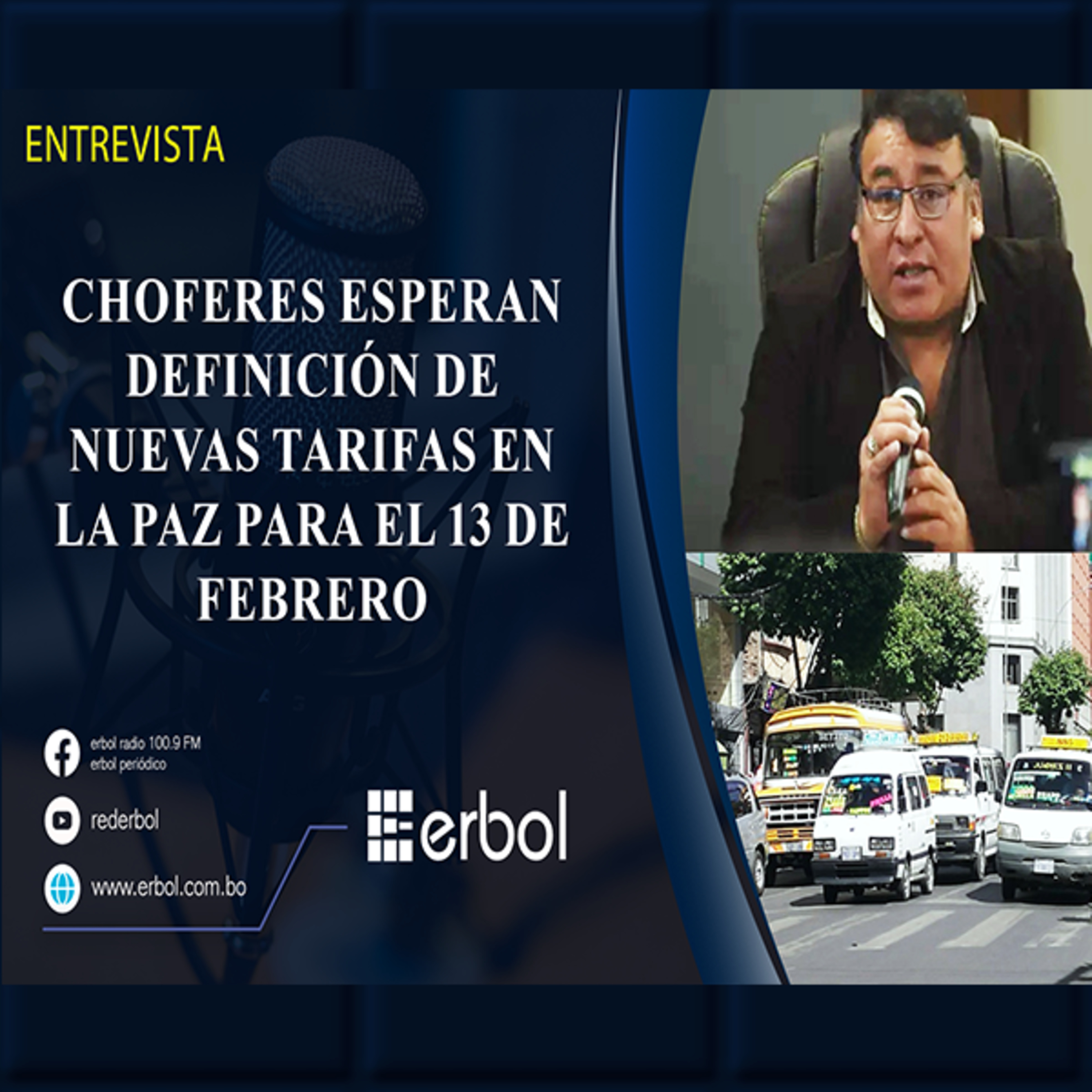 Choferes esperan definición de nuevas tarifas en La Paz para el 13 de febrero episode artwork