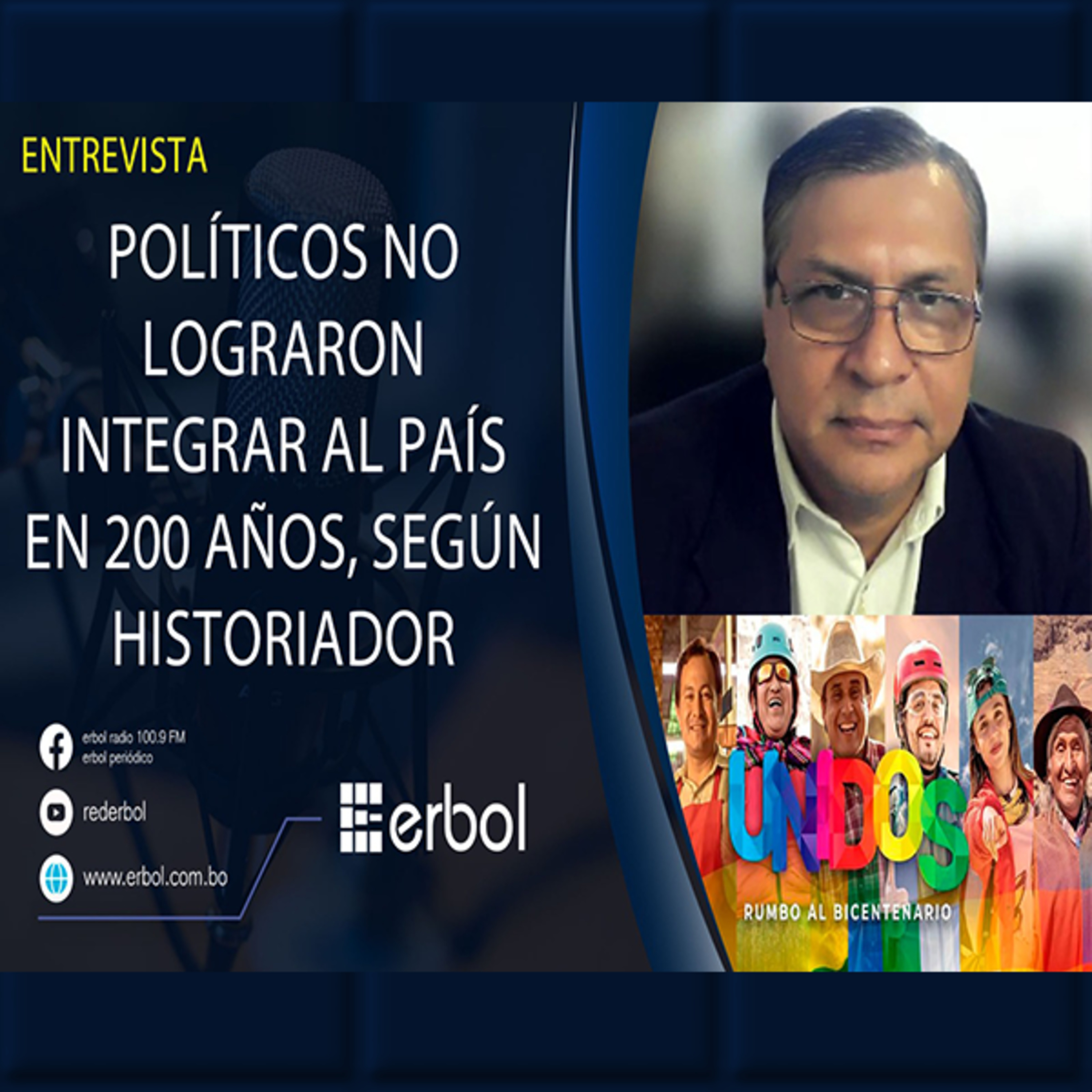 Historiador cruceño: políticos no lograron integrar al país en 200 años