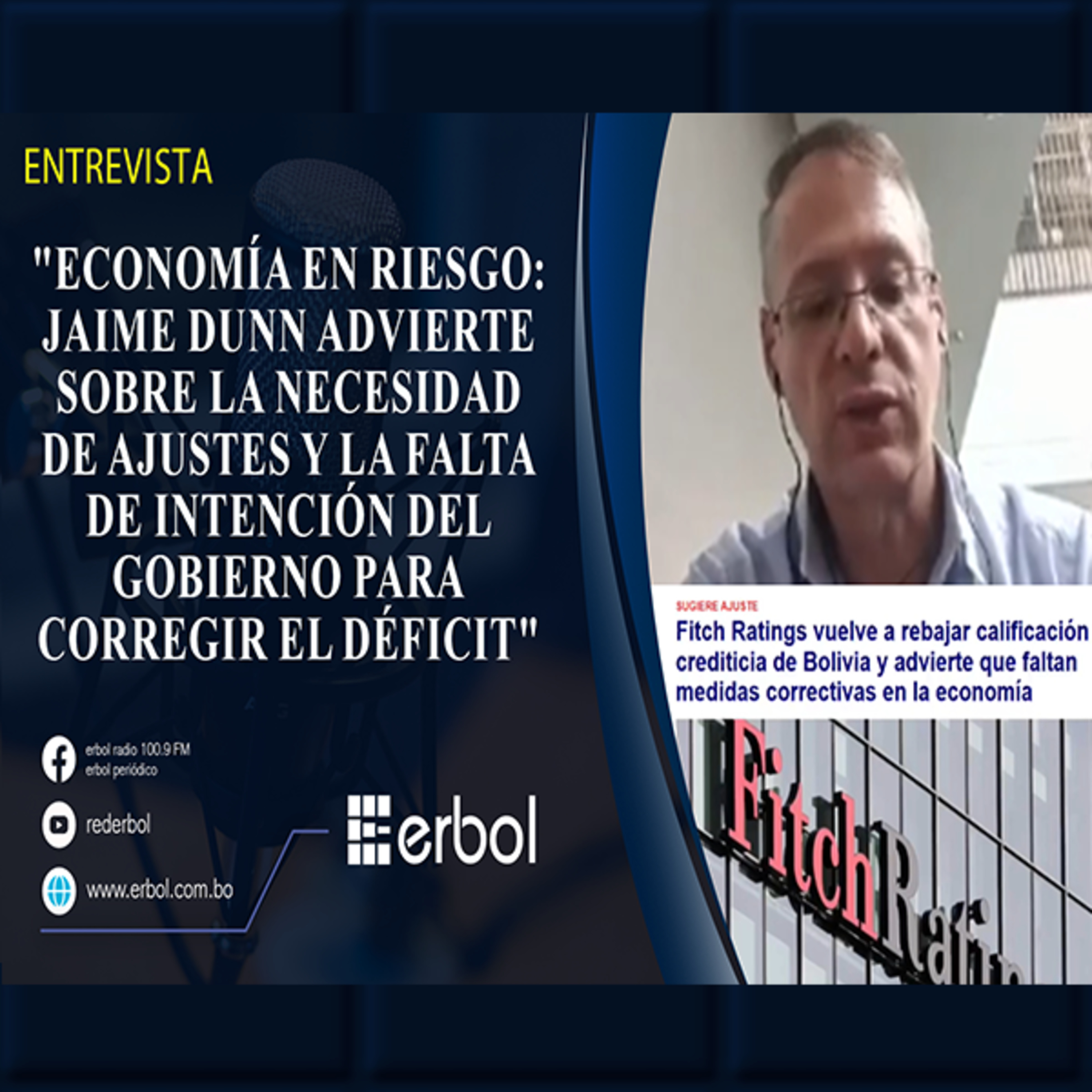 "Economía en Riesgo: Jaime Dunn Advierte Sobre la Necesidad de Ajustes y la Falta de Intención del Gobierno para Corregir el Déficit"