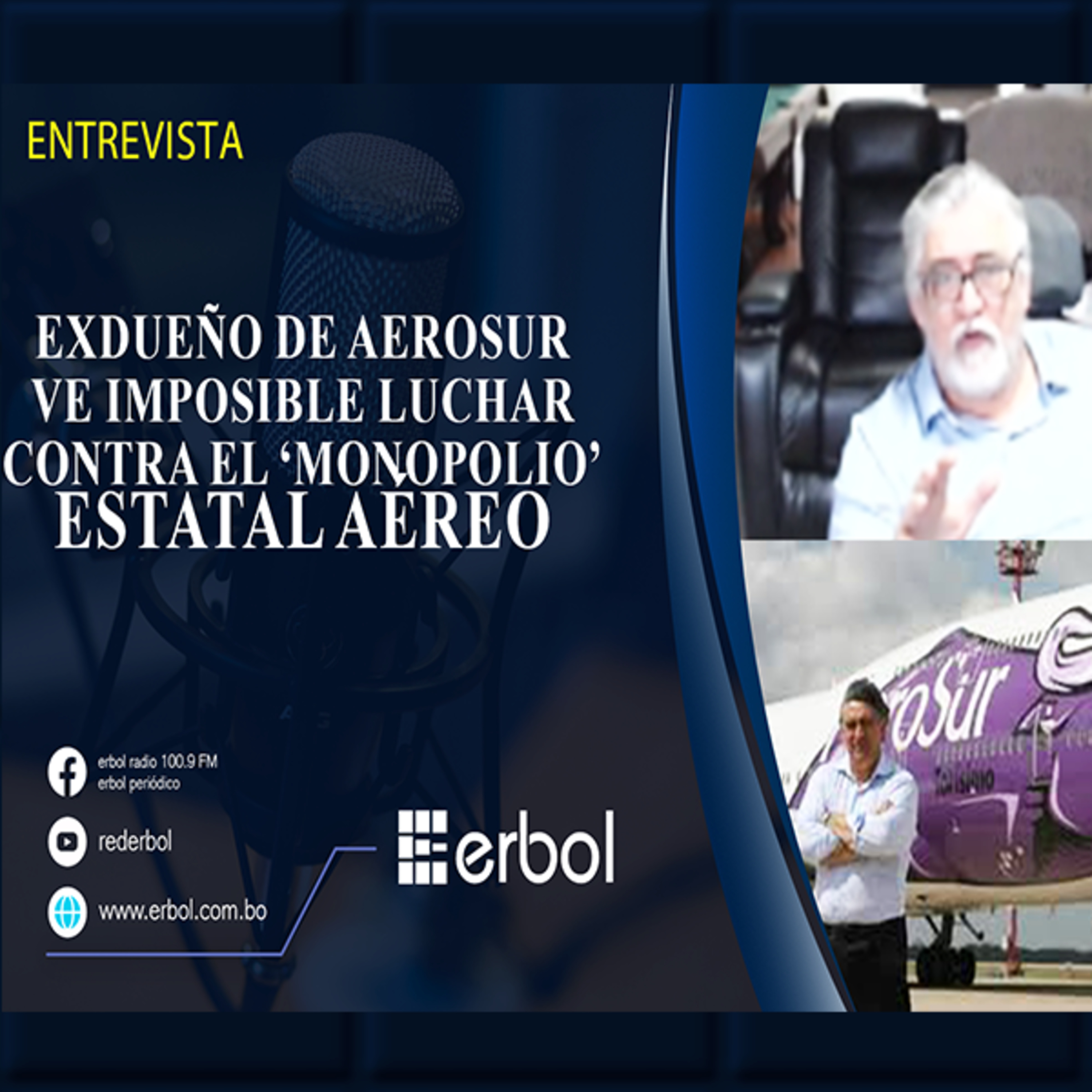 Exdueño de Aerosur ve imposible luchar contra el ‘monopolio’ estatal aéreo episode artwork
