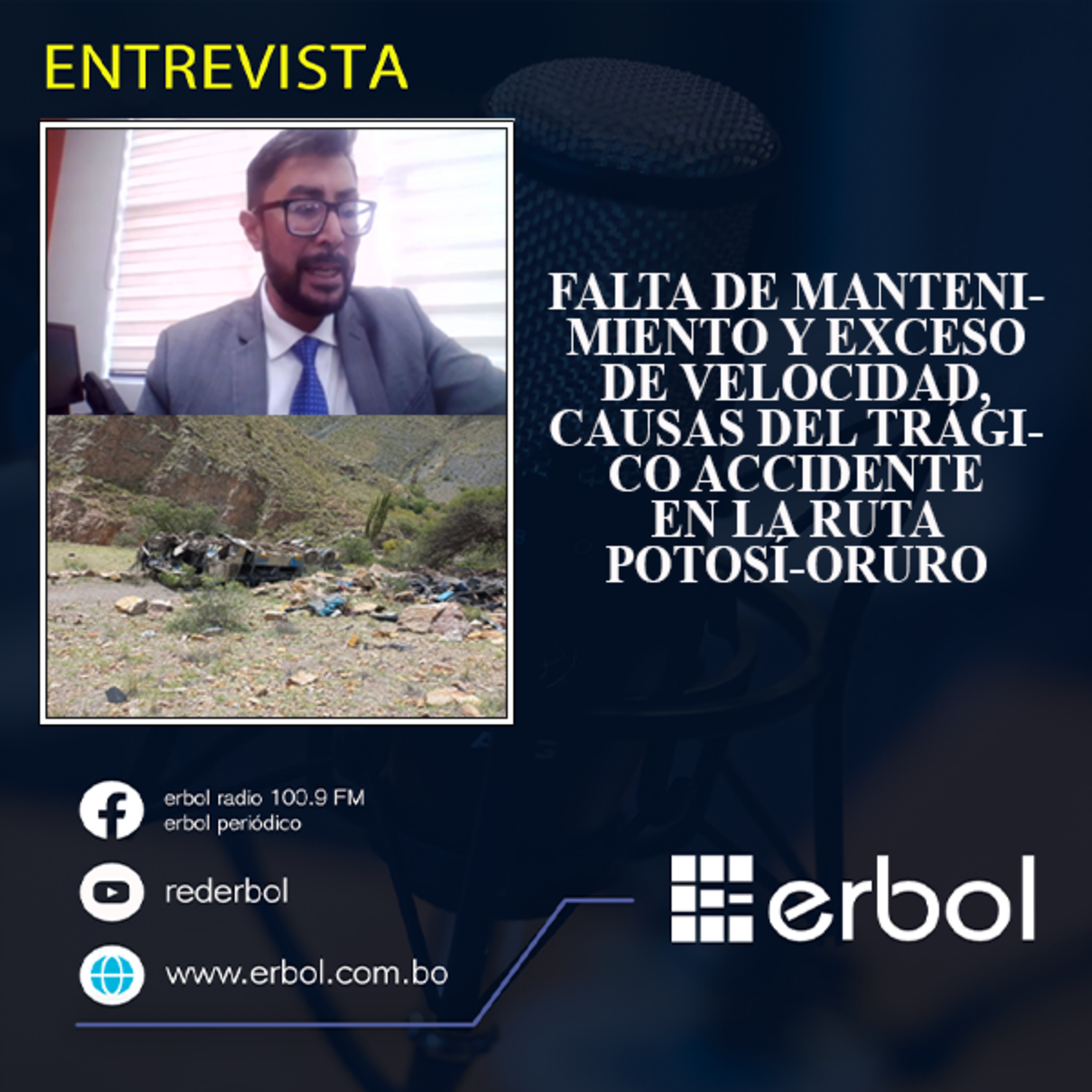 Falta de mantenimiento y exceso de velocidad, causas del trágico accidente en la ruta Potosí-Oruro episode artwork