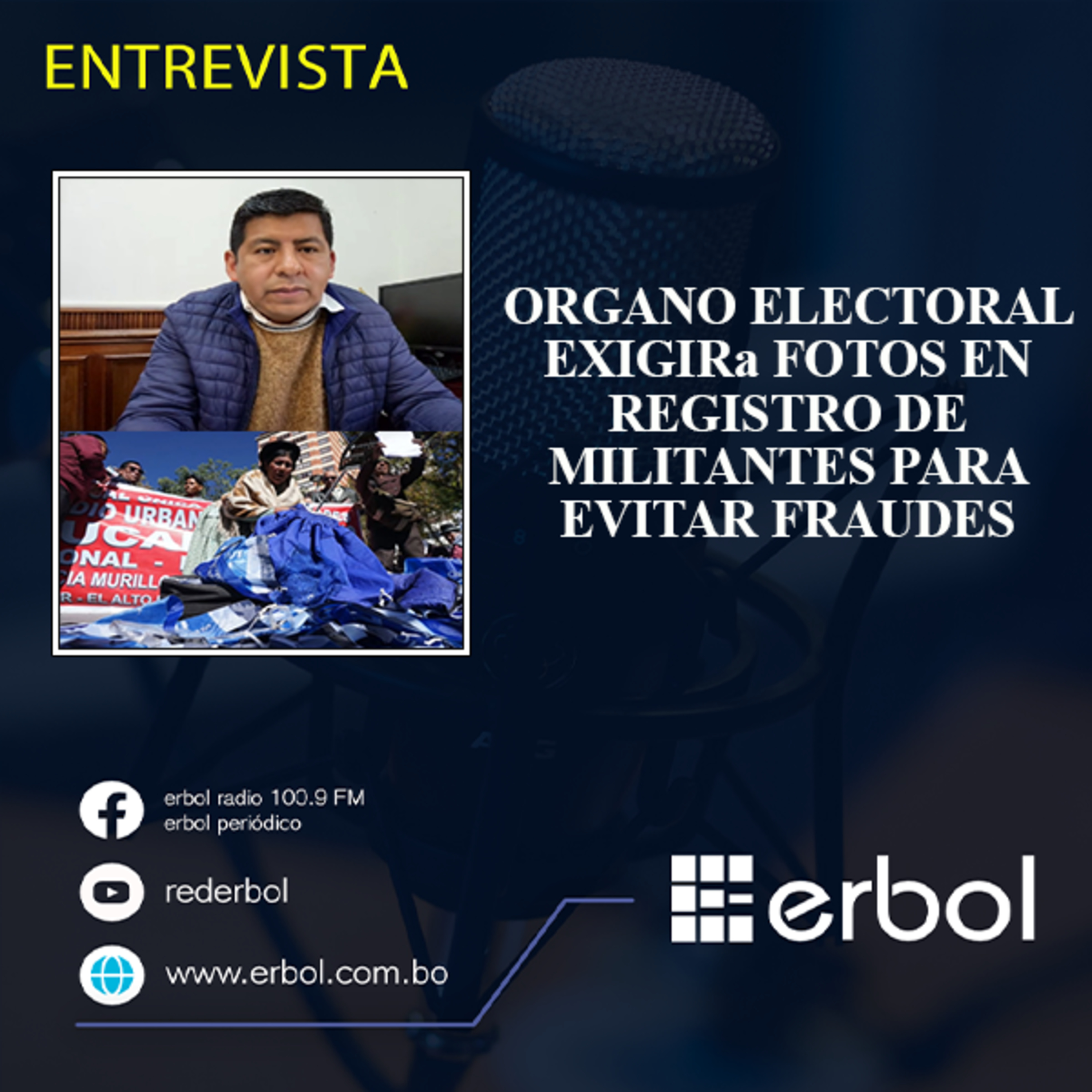 Órgano Electoral exigirá fotos en registro de militantes para evitar fraudes episode artwork