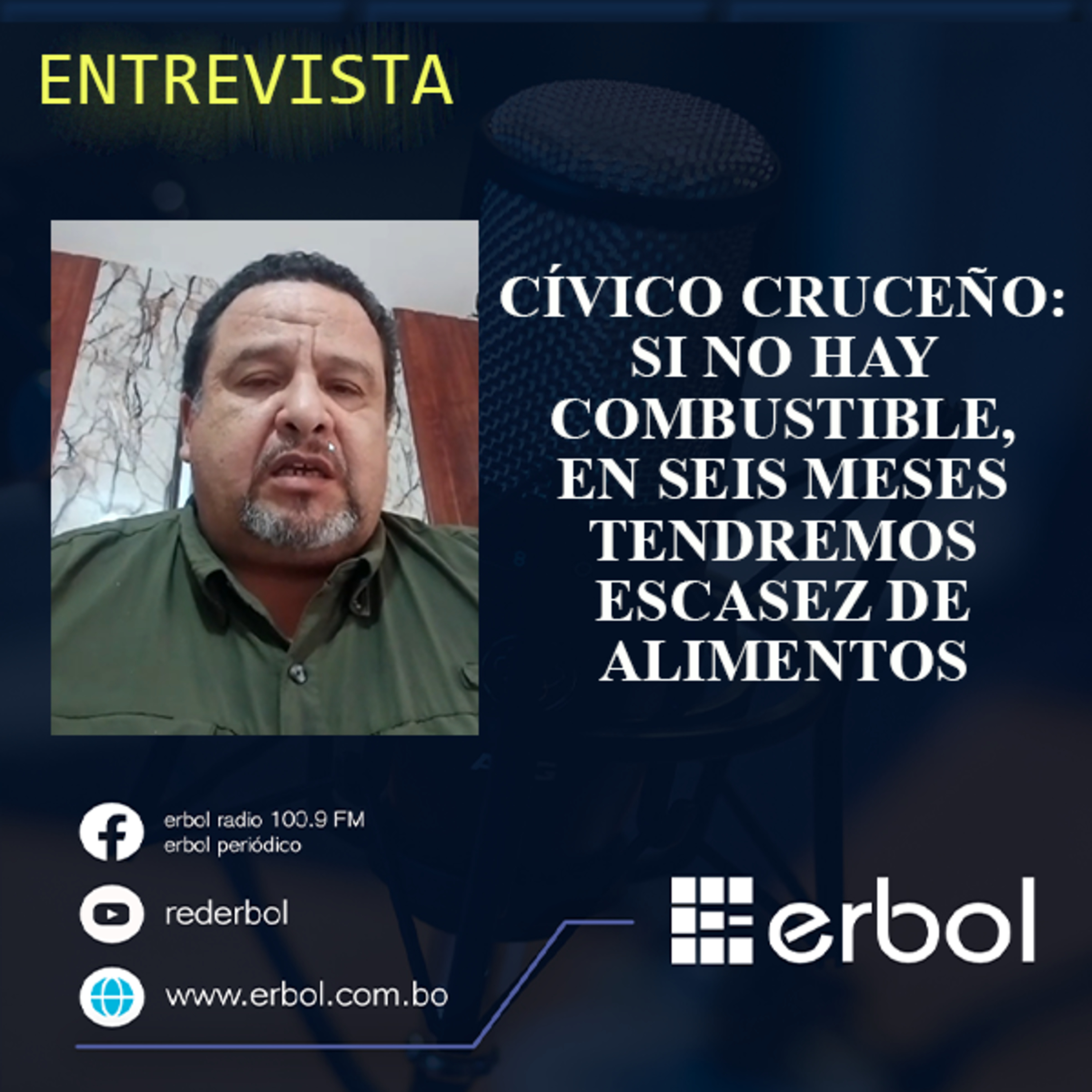 Cívico cruceño: Si no hay combustible, en seis meses tendremos escasez de alimentos episode artwork