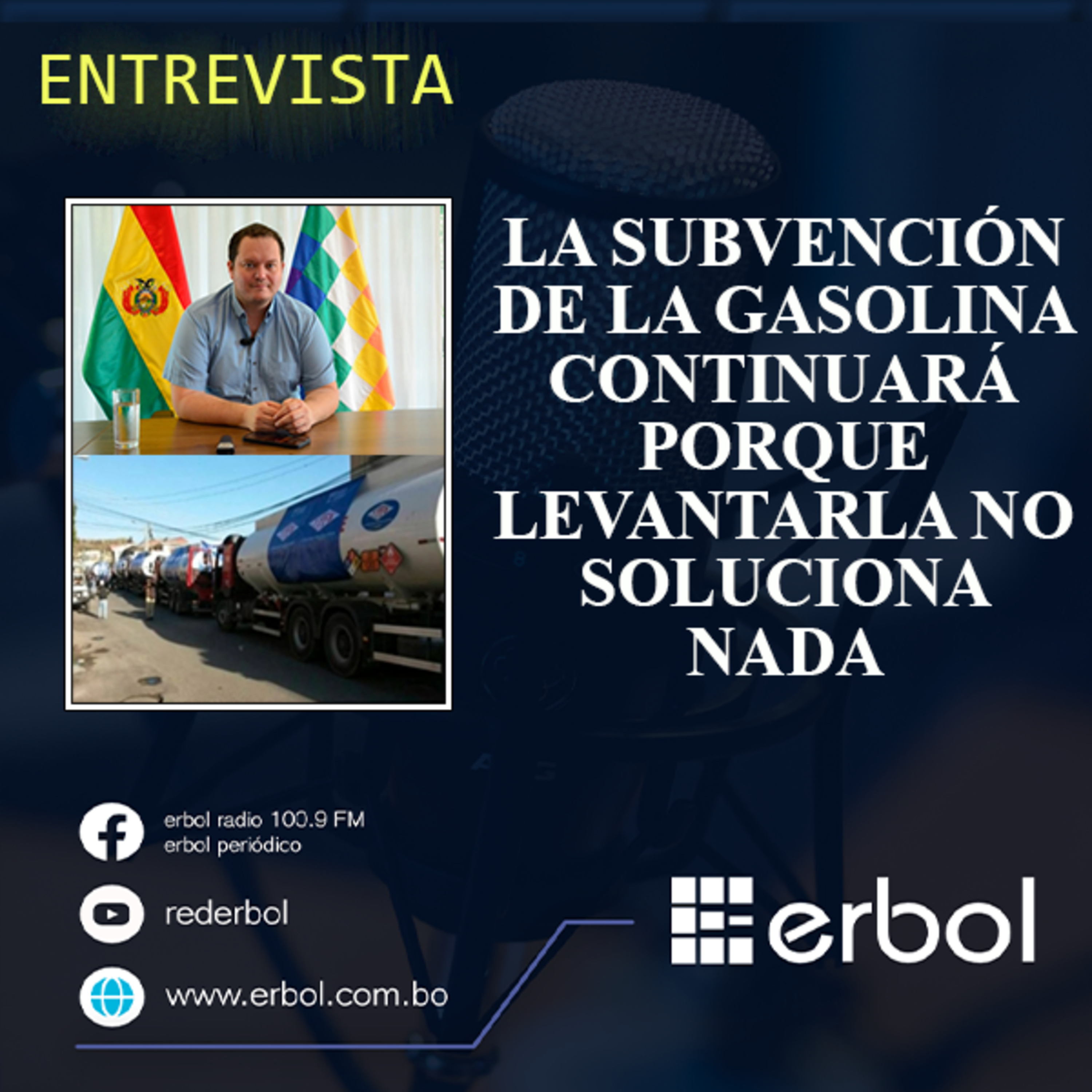 La subvención de la gasolina continuará porque levantarla no soluciona nada episode artwork