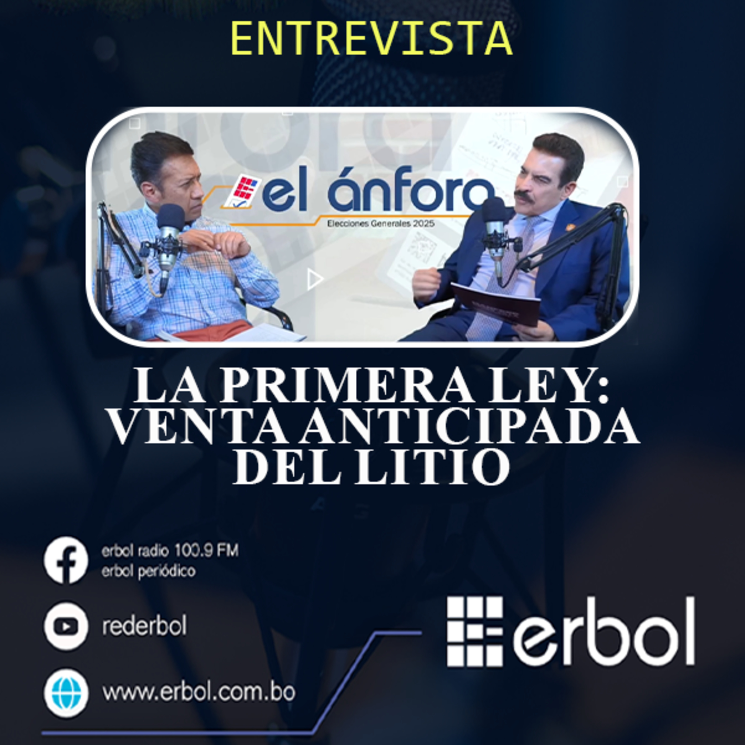 La primera ley: venta anticipada del litio