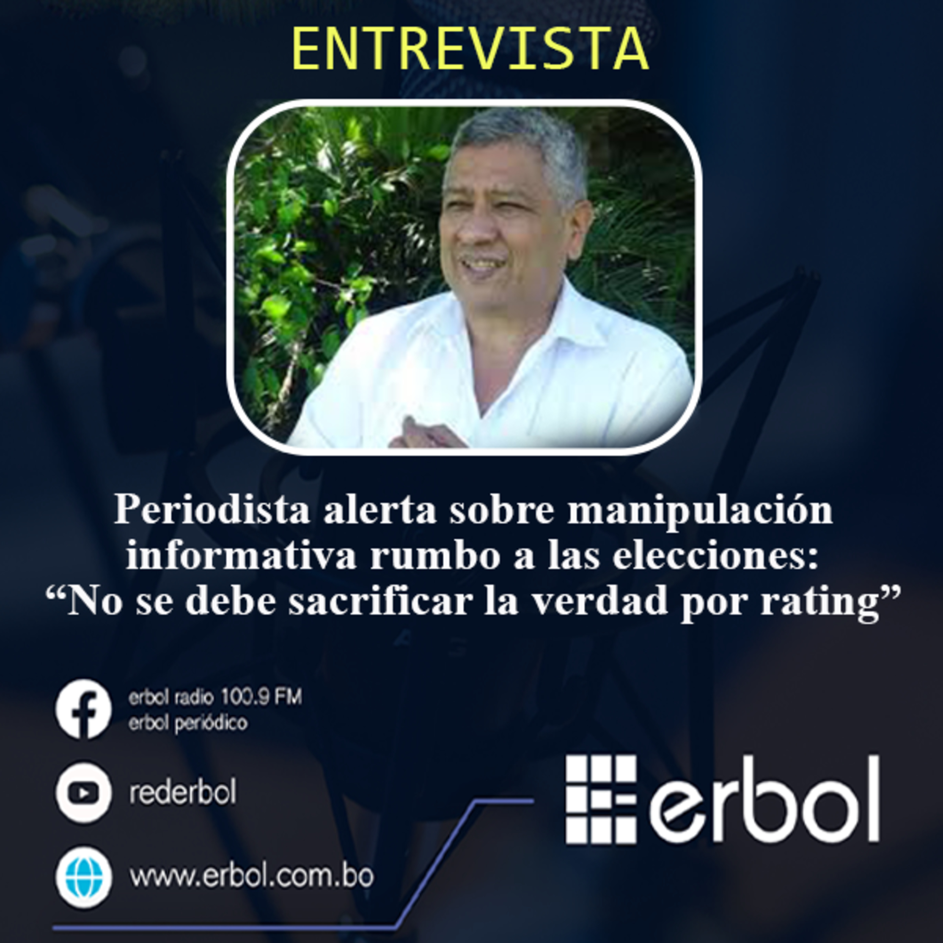 Periodista alerta sobre manipulación informativa rumbo a las elecciones: “No se debe sacrificar la verdad por rating” episode artwork