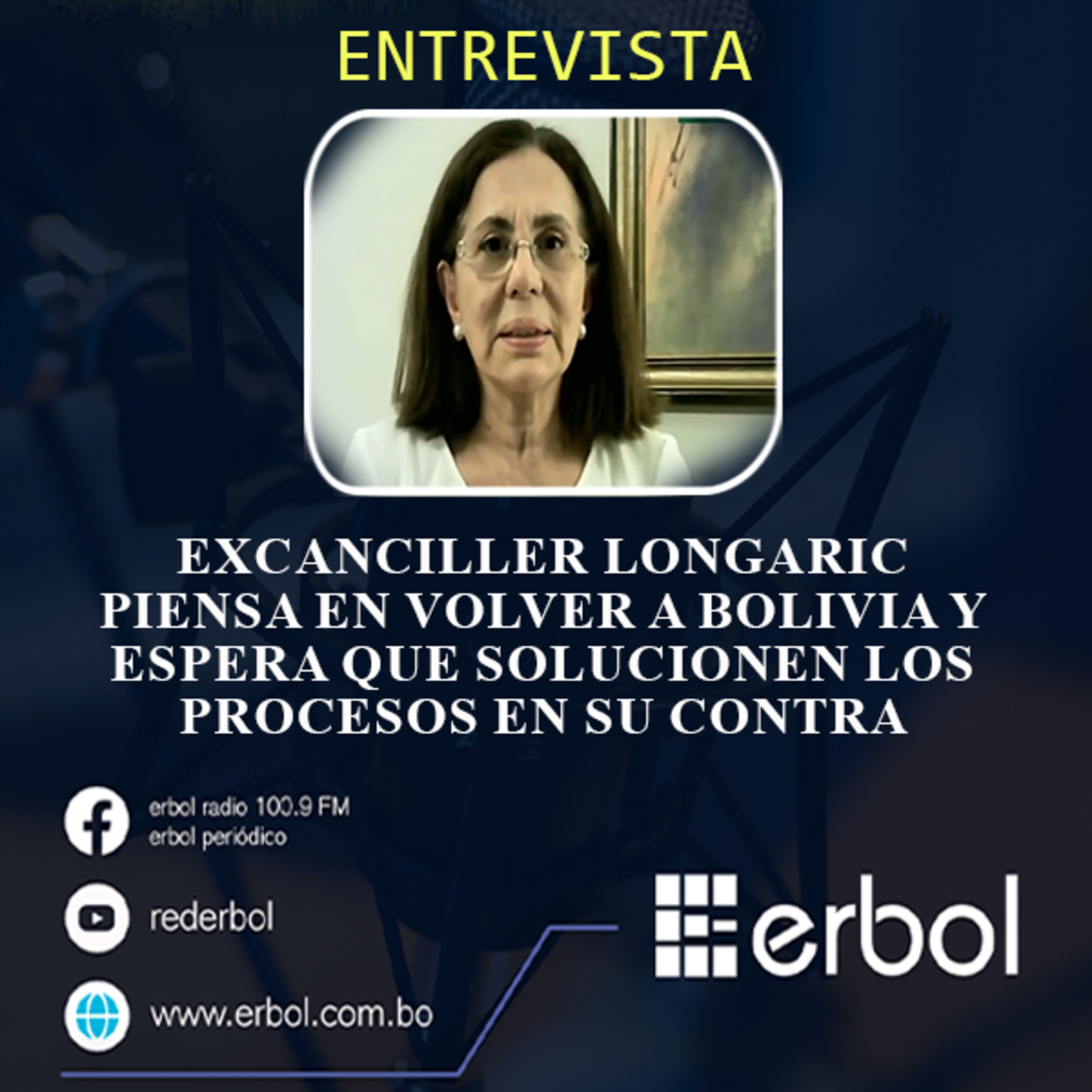 Excanciller Longaric piensa en volver a Bolivia y espera que solucionen los procesos en su contra episode artwork