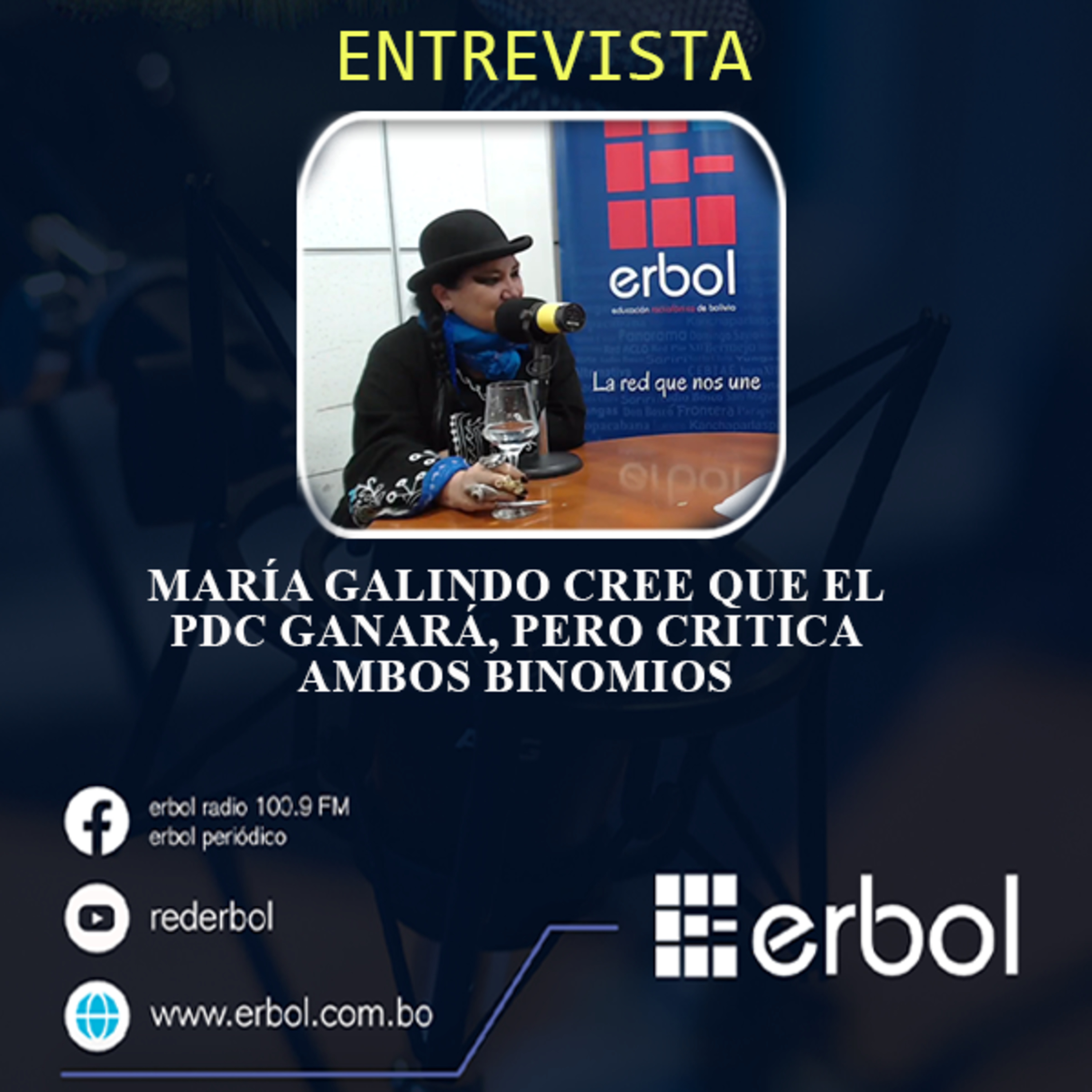 María Galindo cree que el PDC ganará, pero critica ambos binomios episode artwork