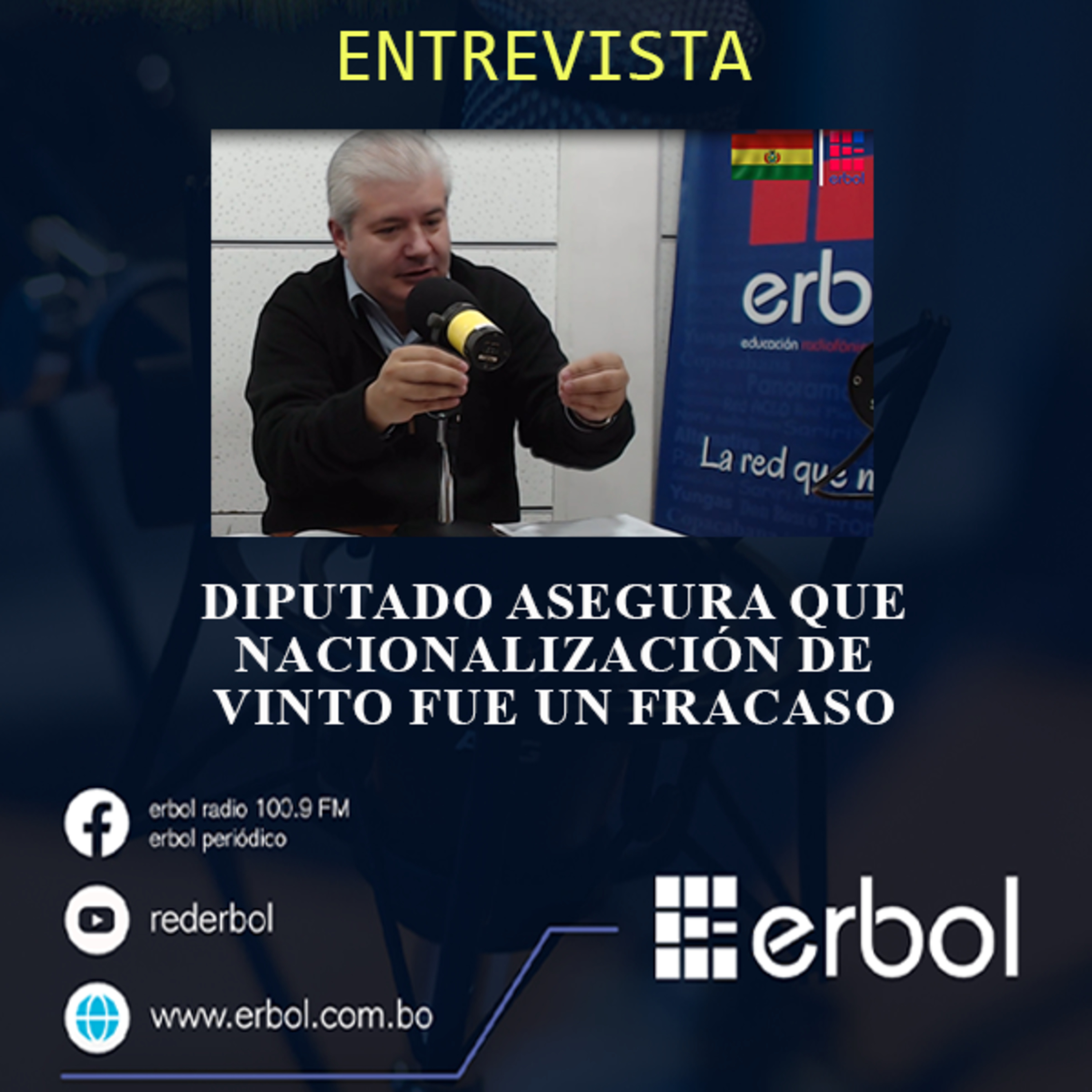 Diputado asegura que nacionalización de Vinto fue un fracaso episode artwork