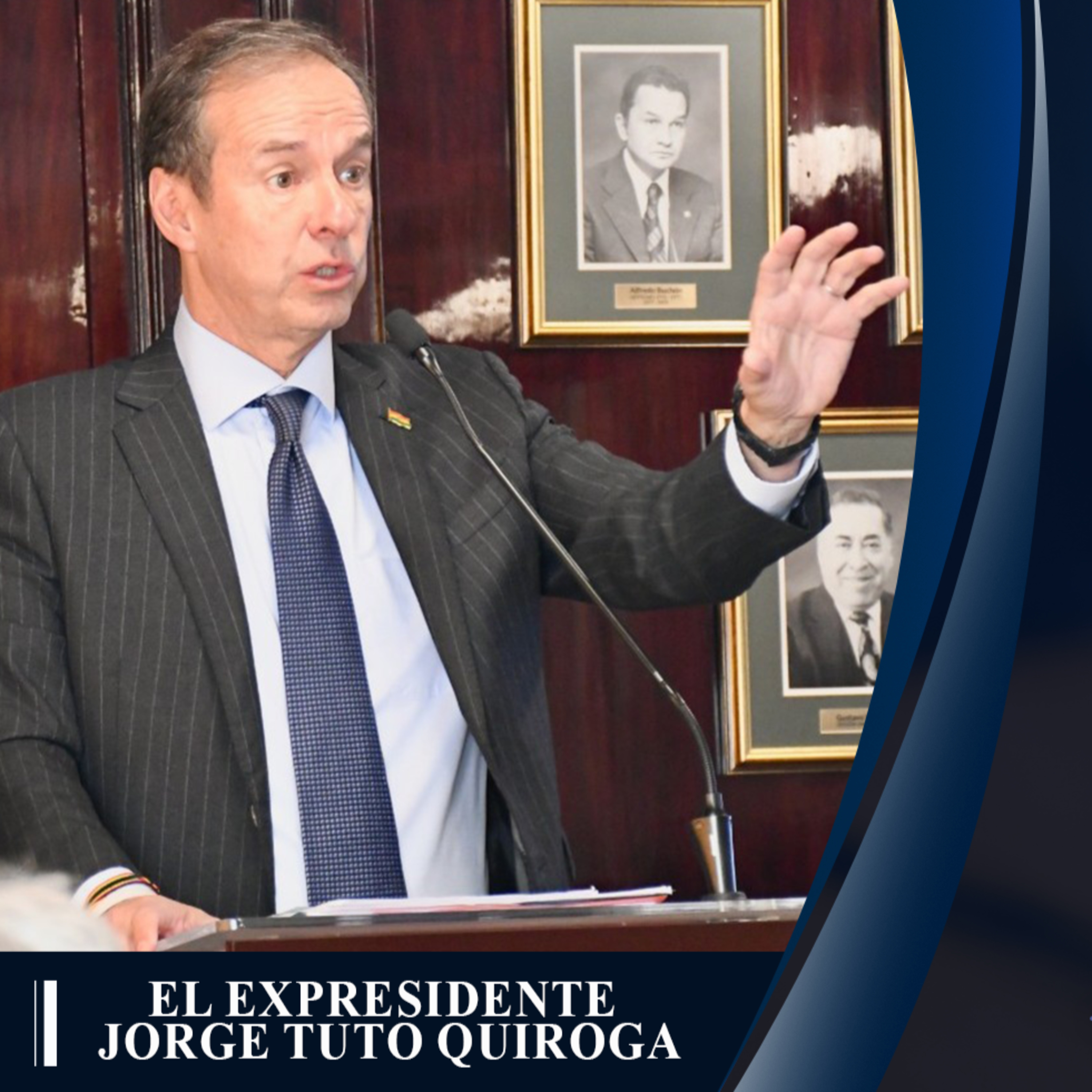 Tuto Quiroga pide a Paz y Lara cohesión y respeto institucional