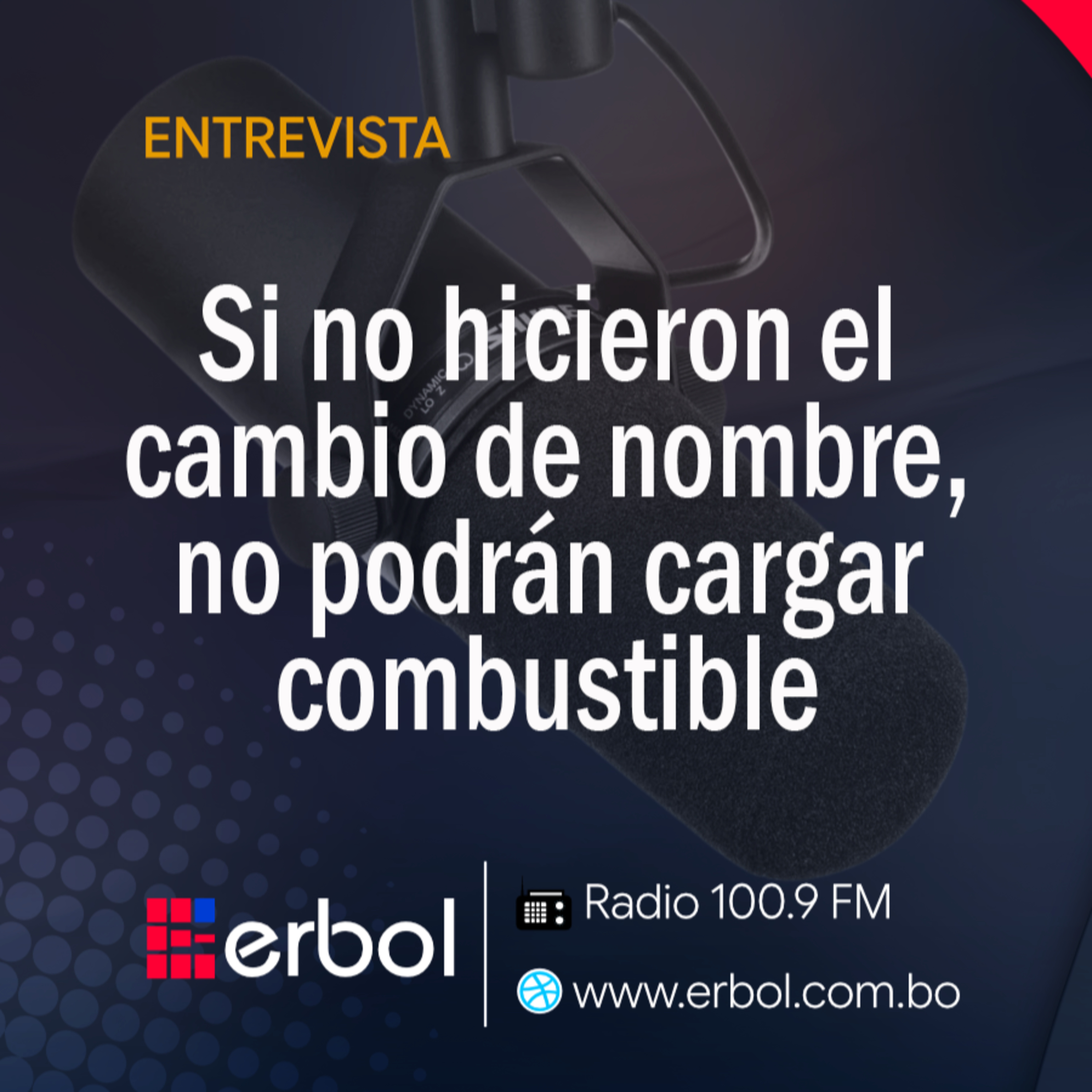 Si no hicieron el cambio de nombre, no podrán cargar combustible episode artwork