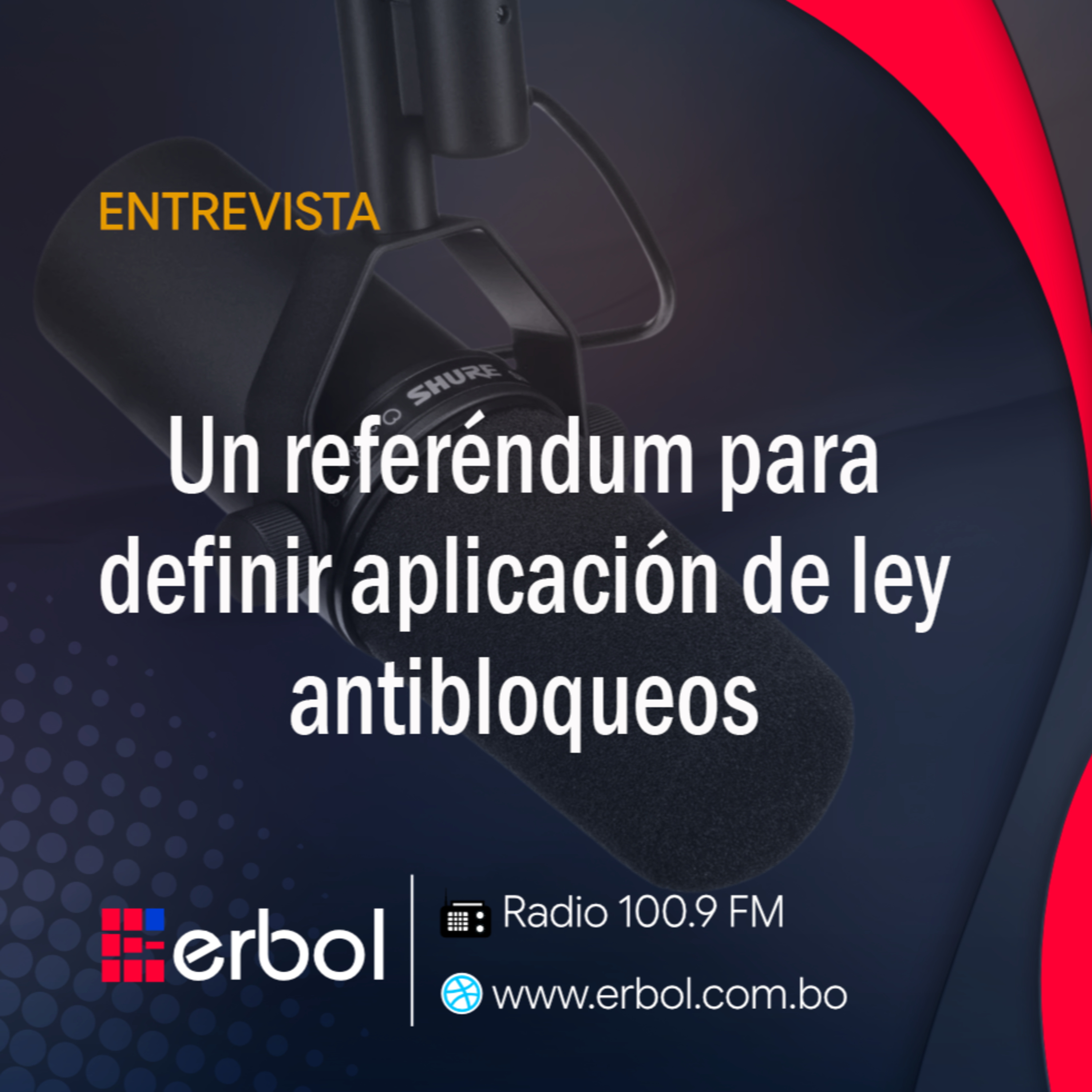 Un referéndum para definir aplicación de ley antibloqueos episode artwork