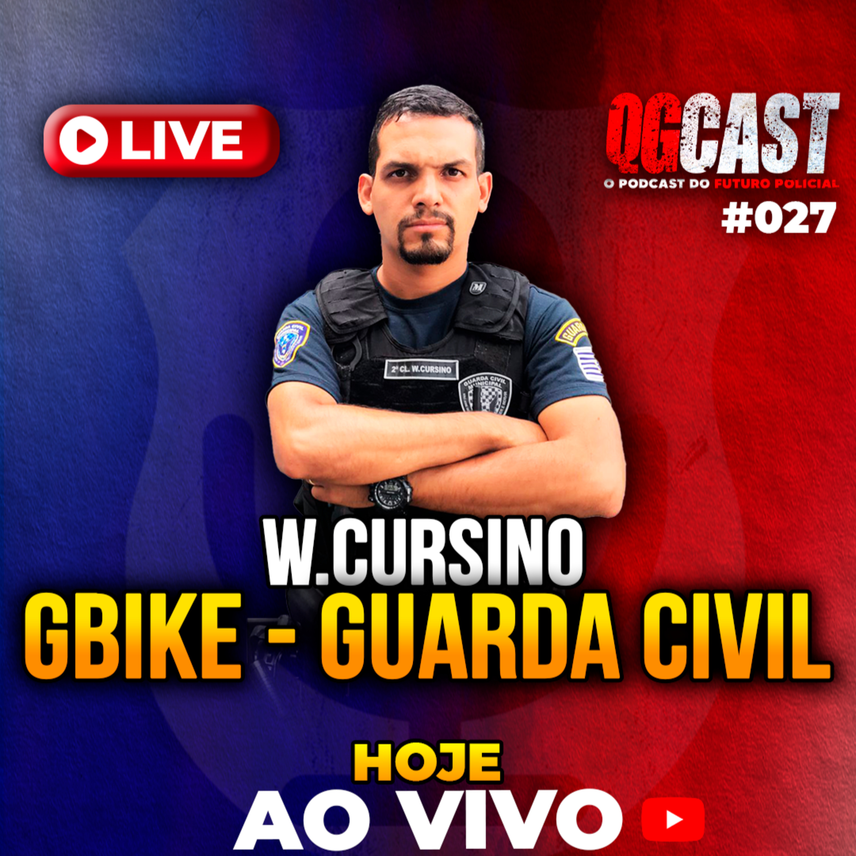 QG Cast com o Gbike da Guarda Municipal, W. Cursino #027 episode artwork