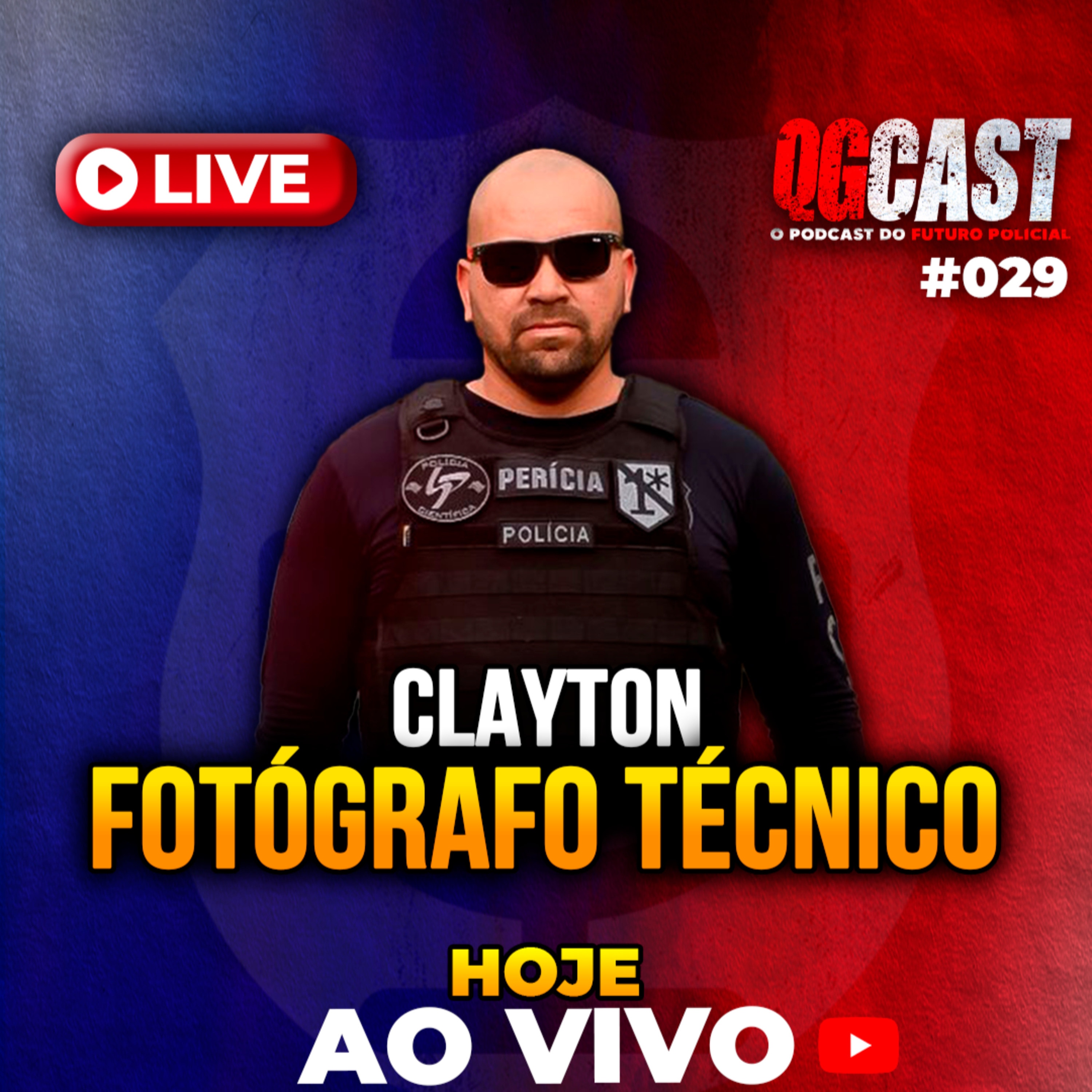 QG Cast com o Fotógrafo Técnico Pericial Clayton #029 episode artwork