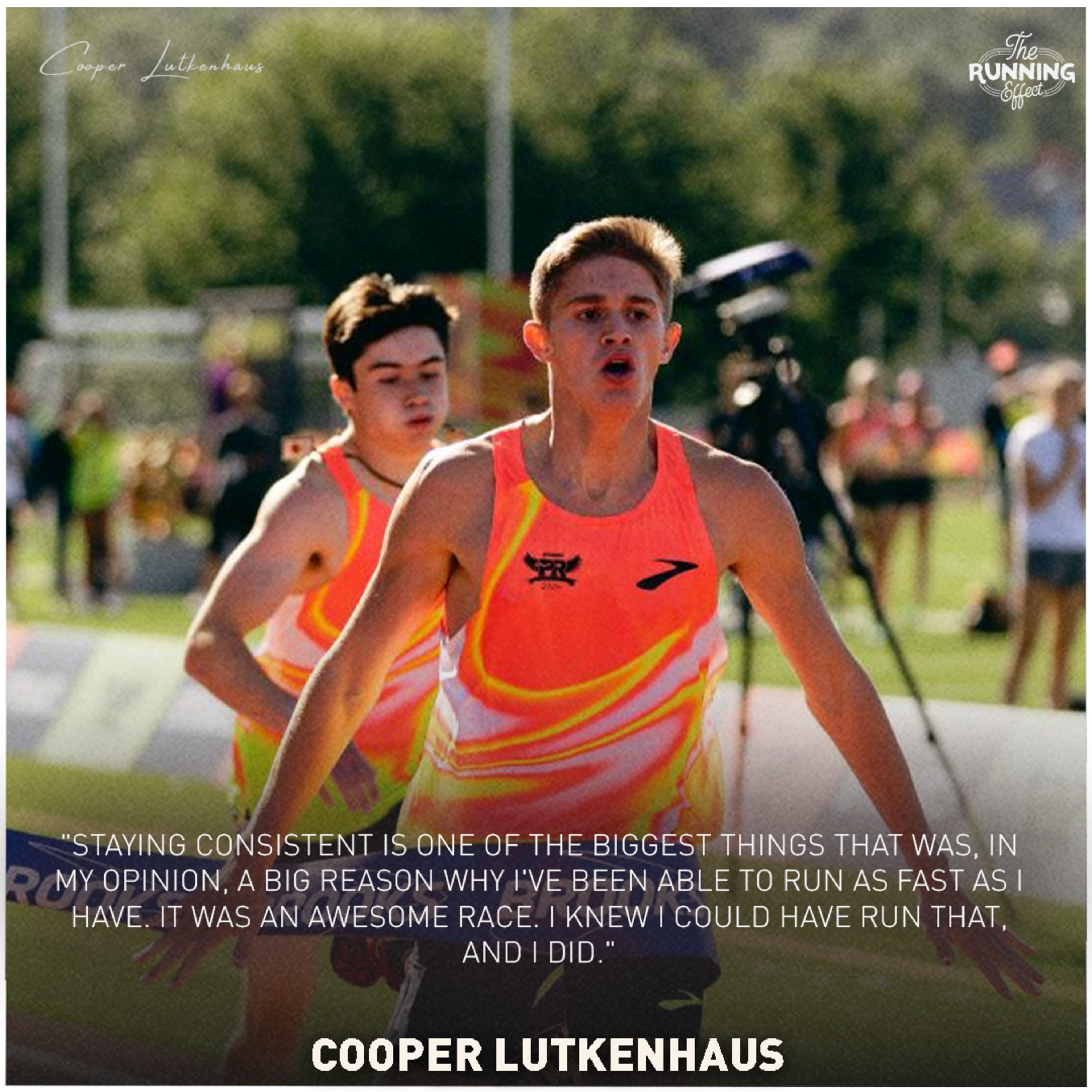 Cooper Lutkenhaus Shares Insights From His 1:46 800m Run As Only A SOPHMORE In High School + His Ambitions For The Future, If He'll Go Pro Out Of HS, & A Look At His Record-Breaking Training