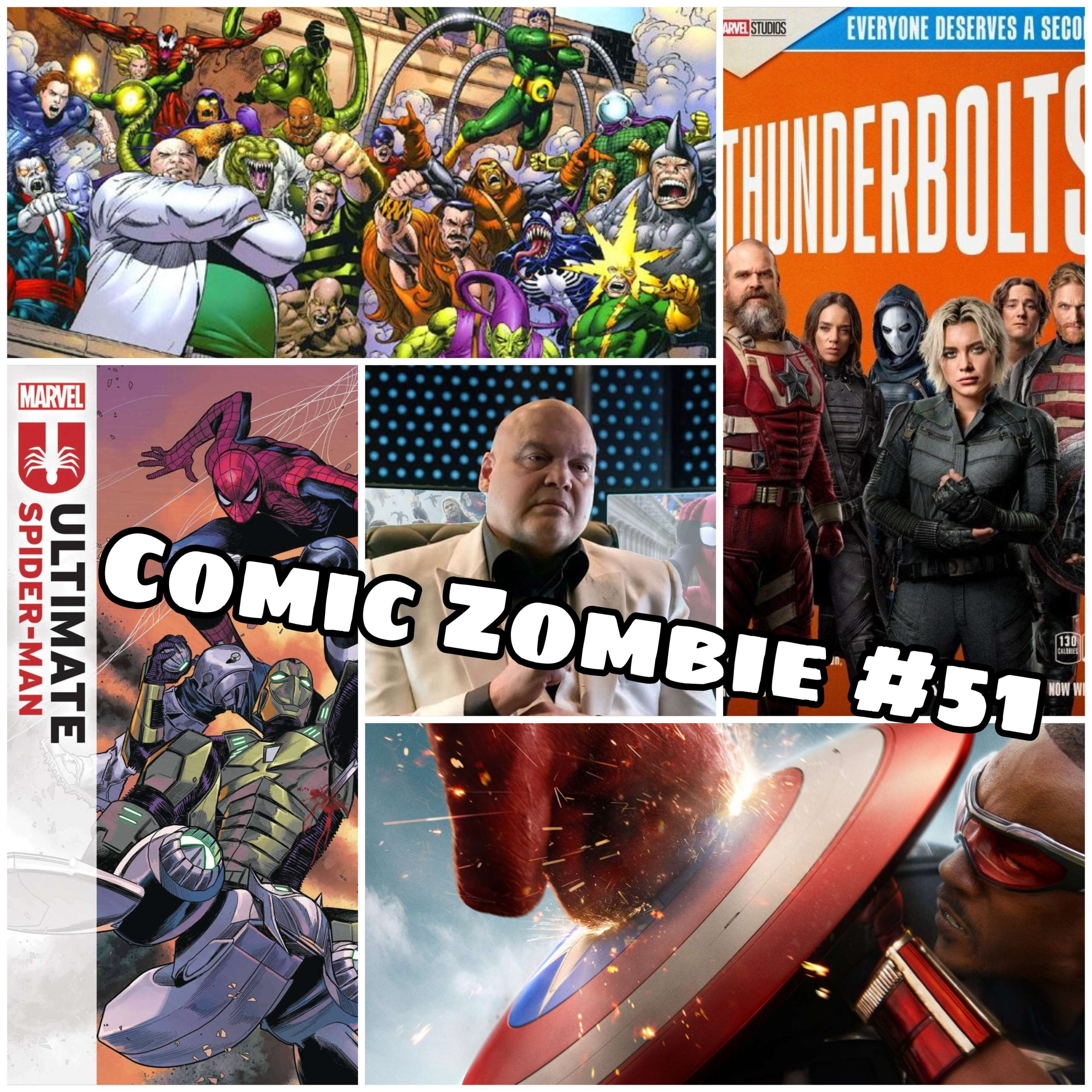 Issue 51: Thunderbolts, Ultimate Spider-man, Spidey Villains, Cap, Kingpin, Krakoa, and more!  episode artwork