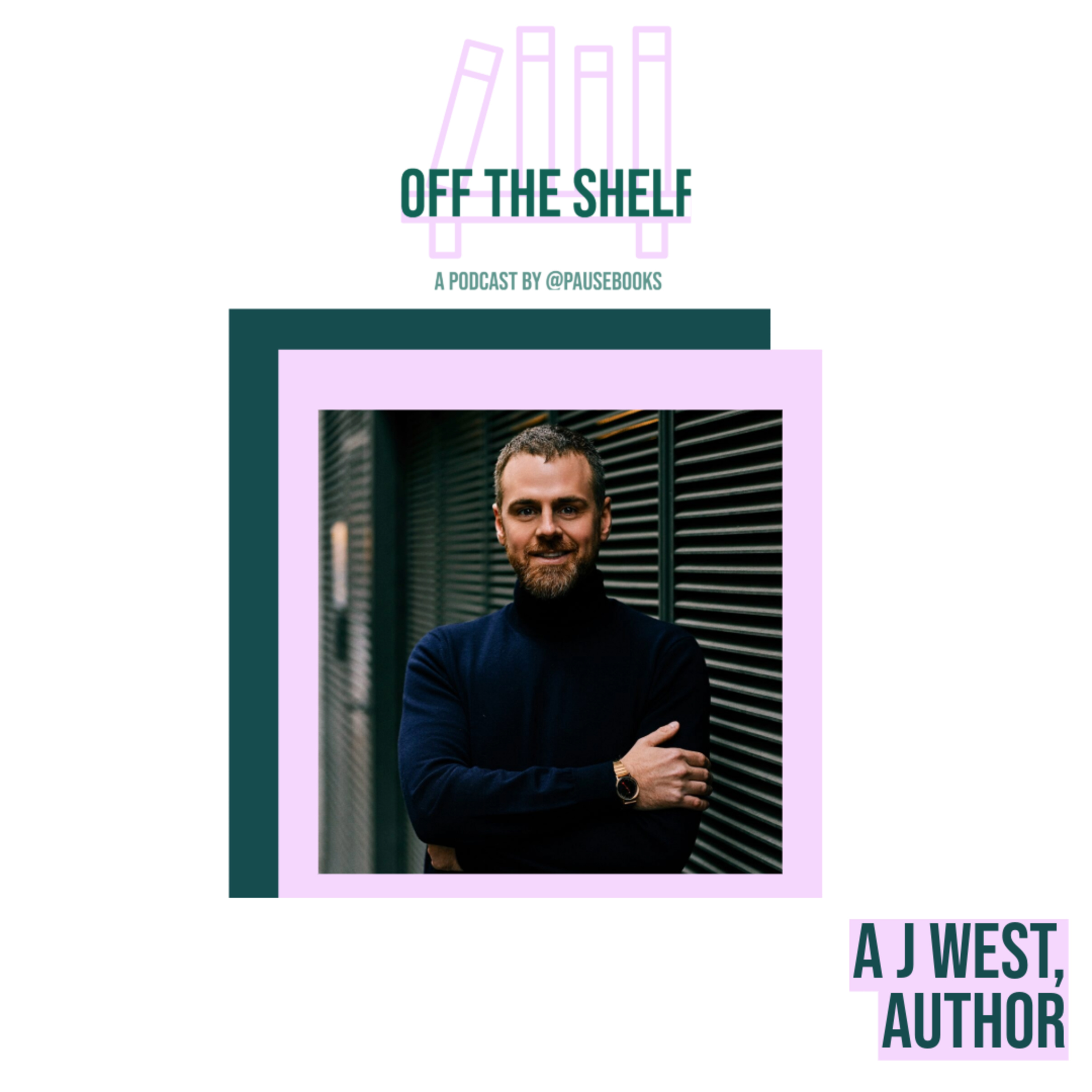 212. A. J. West, Author episode artwork
