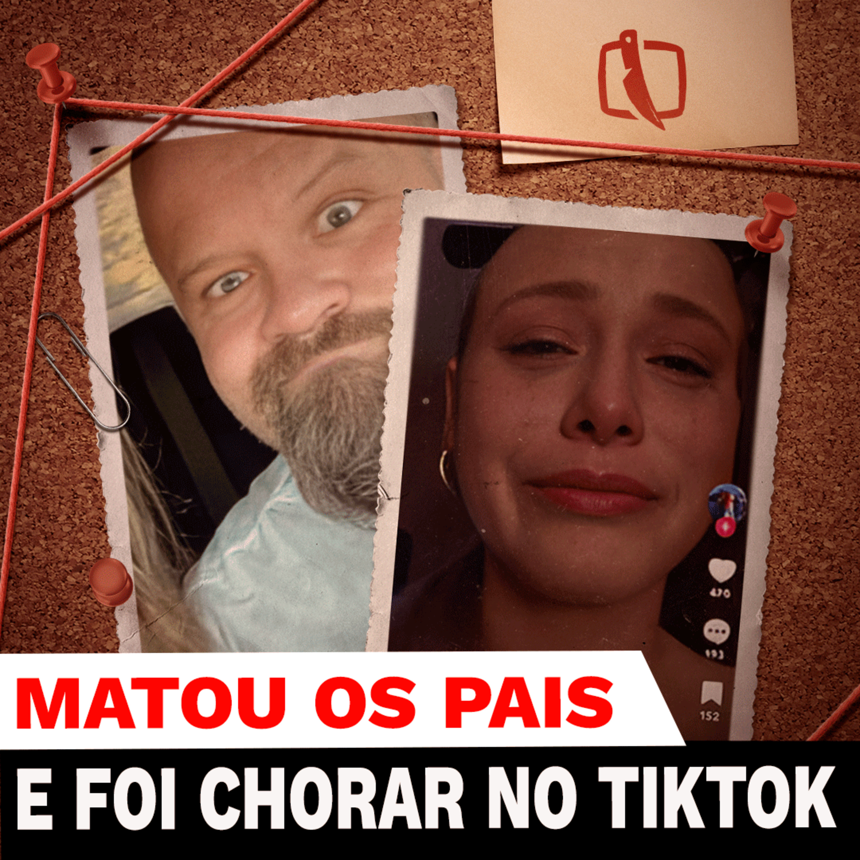 Ela queria que um canal de TRUE CRIME contasse seu CRIME episode artwork