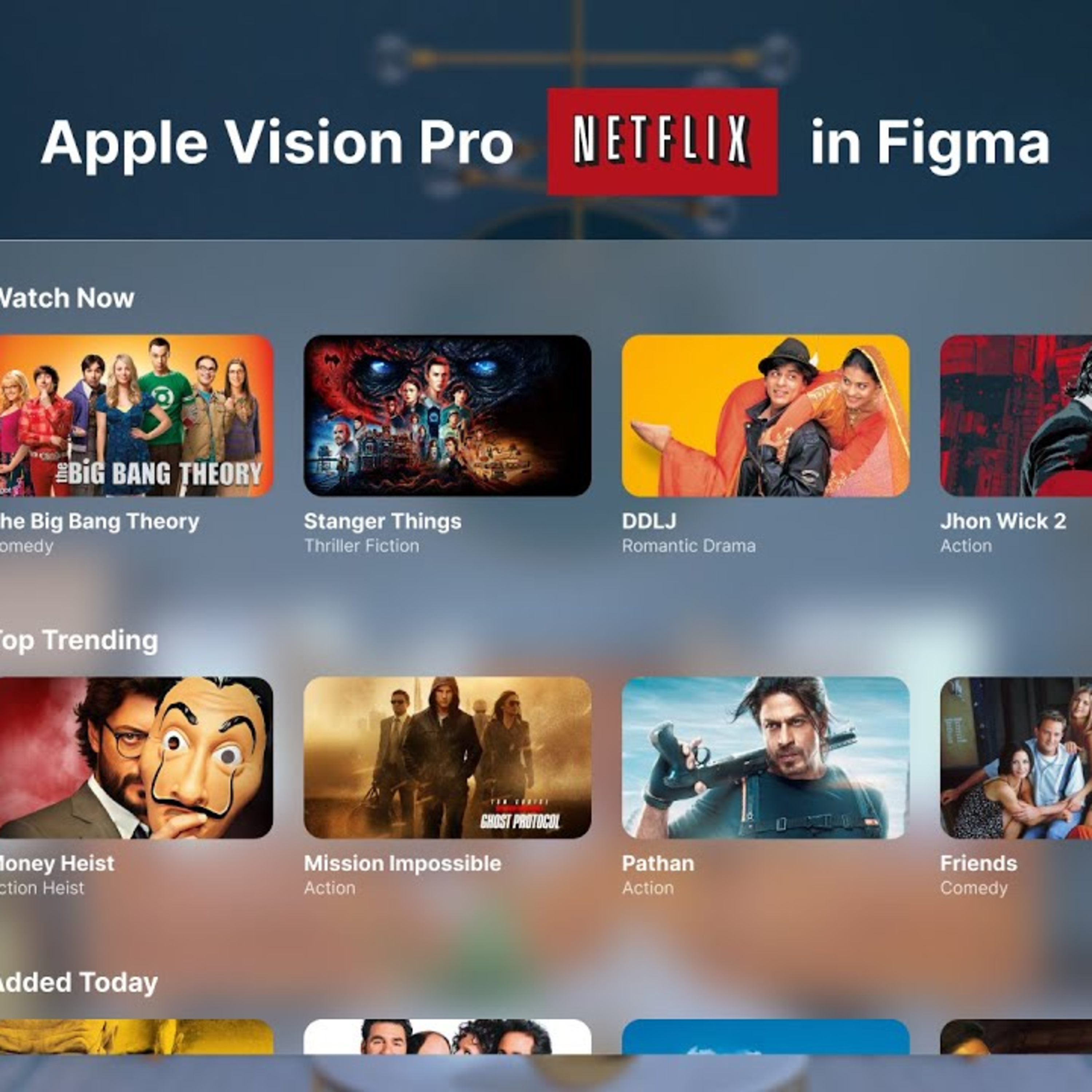 見 Disney+ 玩 Netflix 就唔玩？Netflix 沒有研發 VisionOS 版本 episode artwork