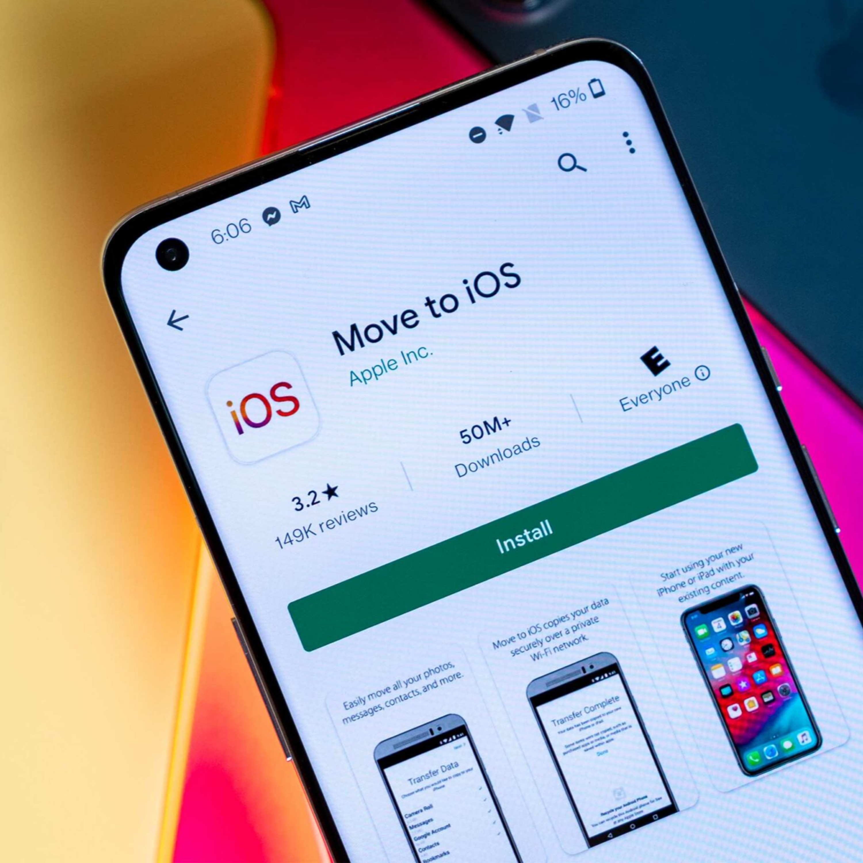 Apple 提升「Move to iOS」轉換速度,Android 轉 iPhone 無難度 (科技消息 2025-05-06)