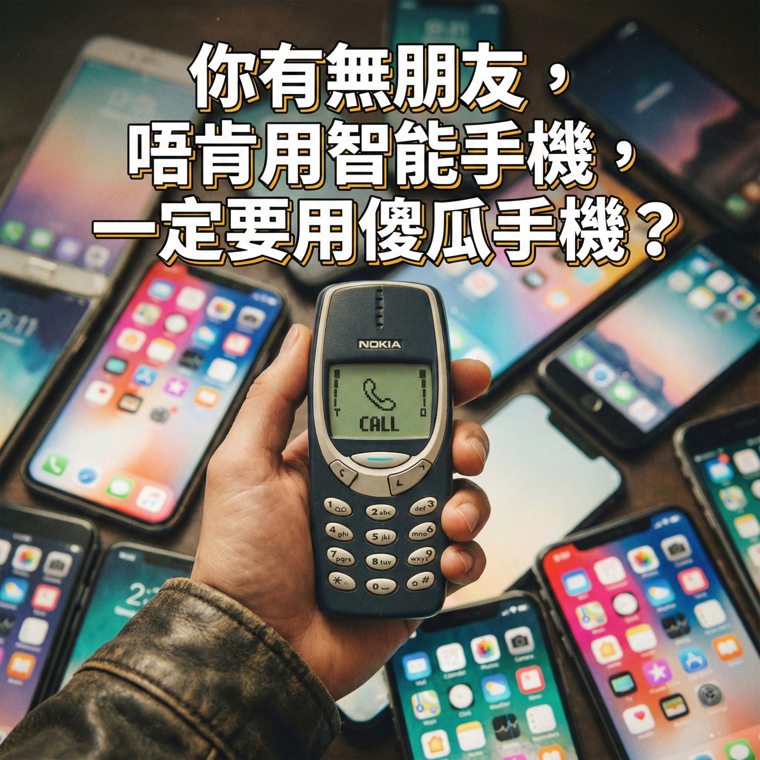 你有無朋友，唔肯用智能手機，一定要用 Dumbphone 傻瓜手機？
