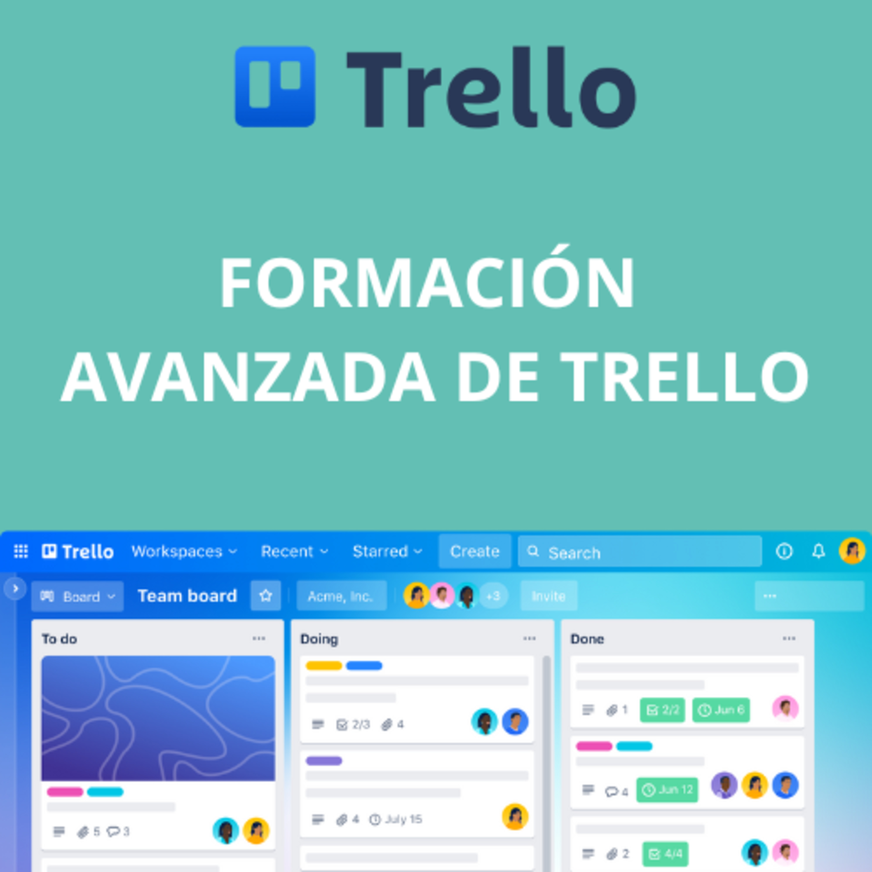 FORMACIÓN AVANZADA DE TRELLO 23 DE MAYO