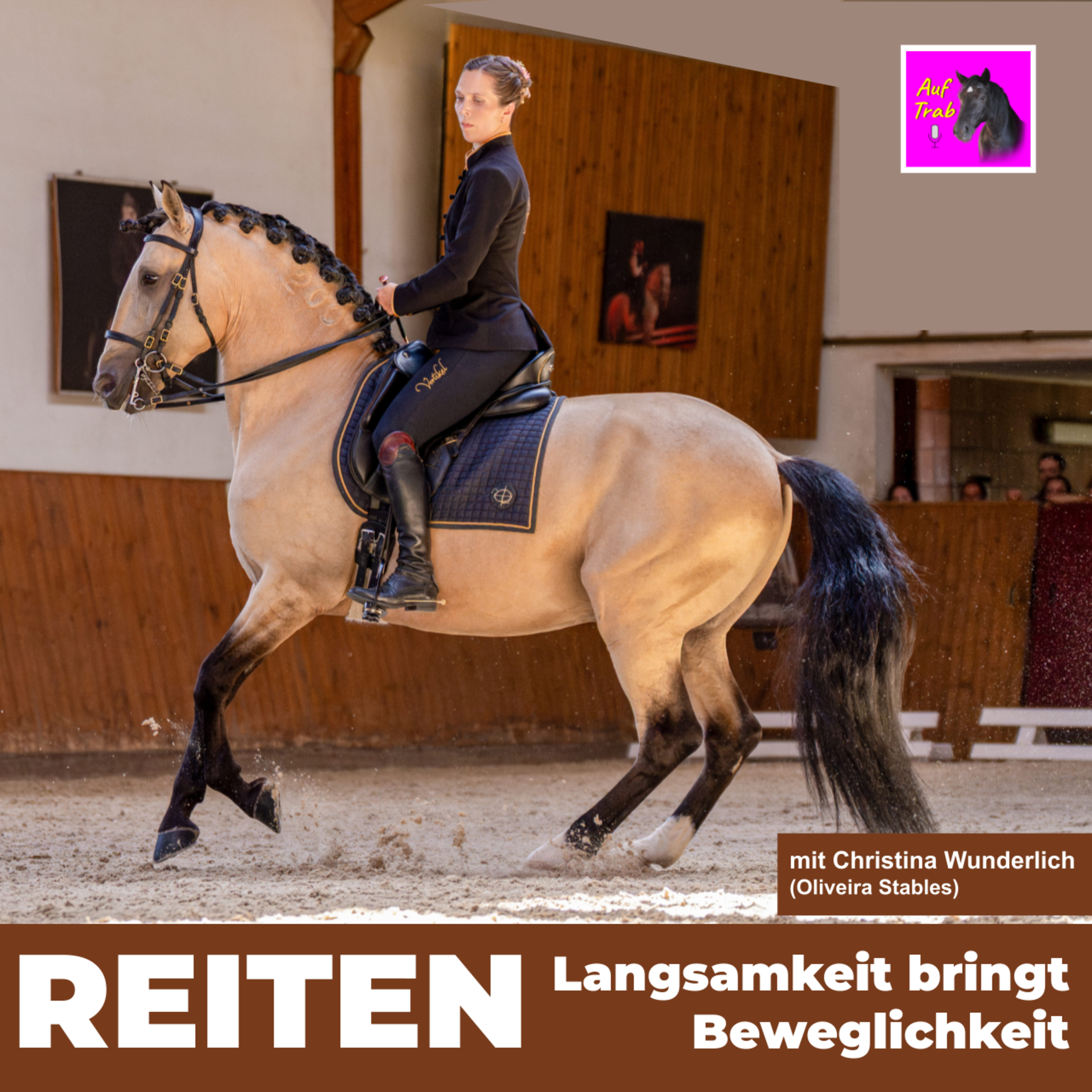 Christina Wunderlich: „Abgekipptes Becken, nicht hohe Hände führt zur Leichtigkeit"