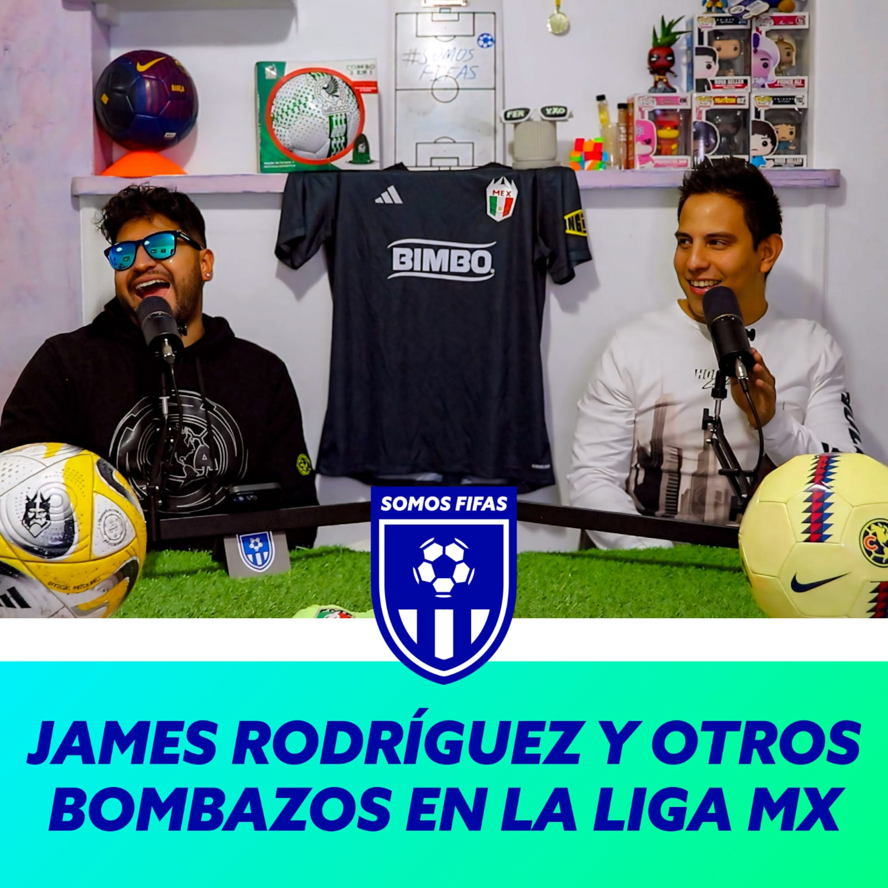 Somos Fifas Podcast C25 T3: JAMES RODRÍGUEZ AL LEÓN Y OTROS BOMBAZOS DE LA LIGA MX episode artwork