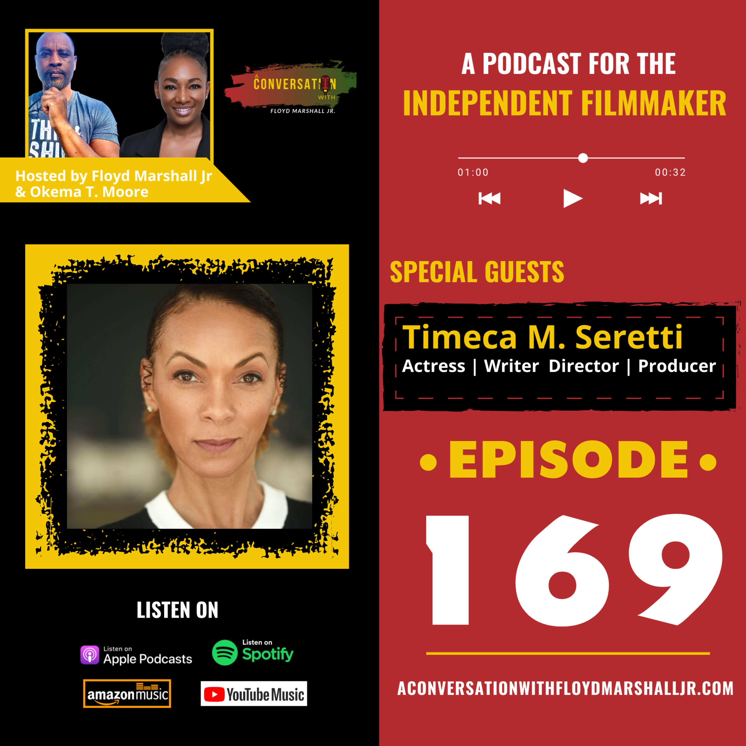 ACW EPS 169 - Timeca Marie Seretti on Beyond the Gates, Acting Craft & the Business of Entertainment episode artwork