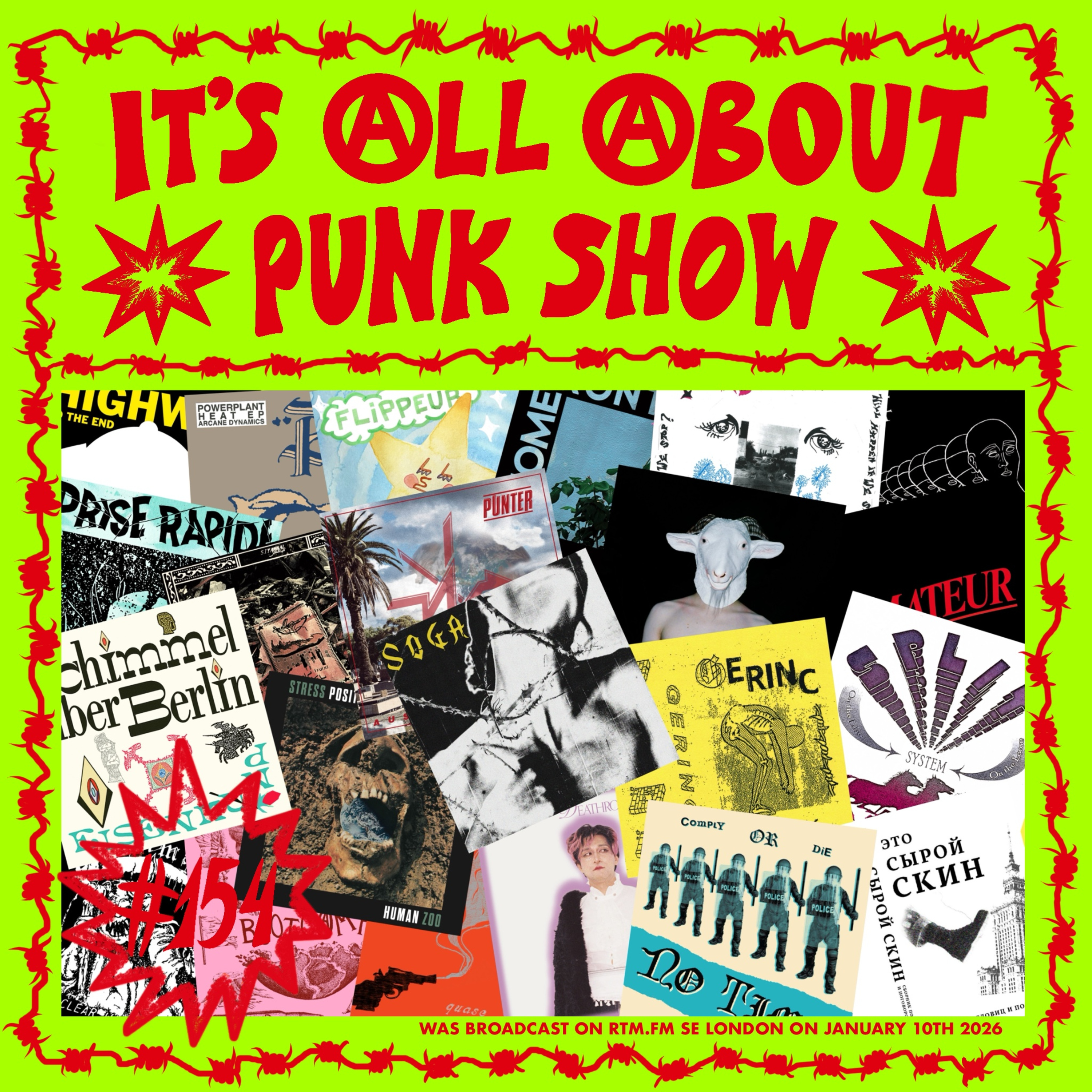 It's All About Punk Show #154 - BEST OF 2025 vol.2 (January 10th 2026) episode artwork
