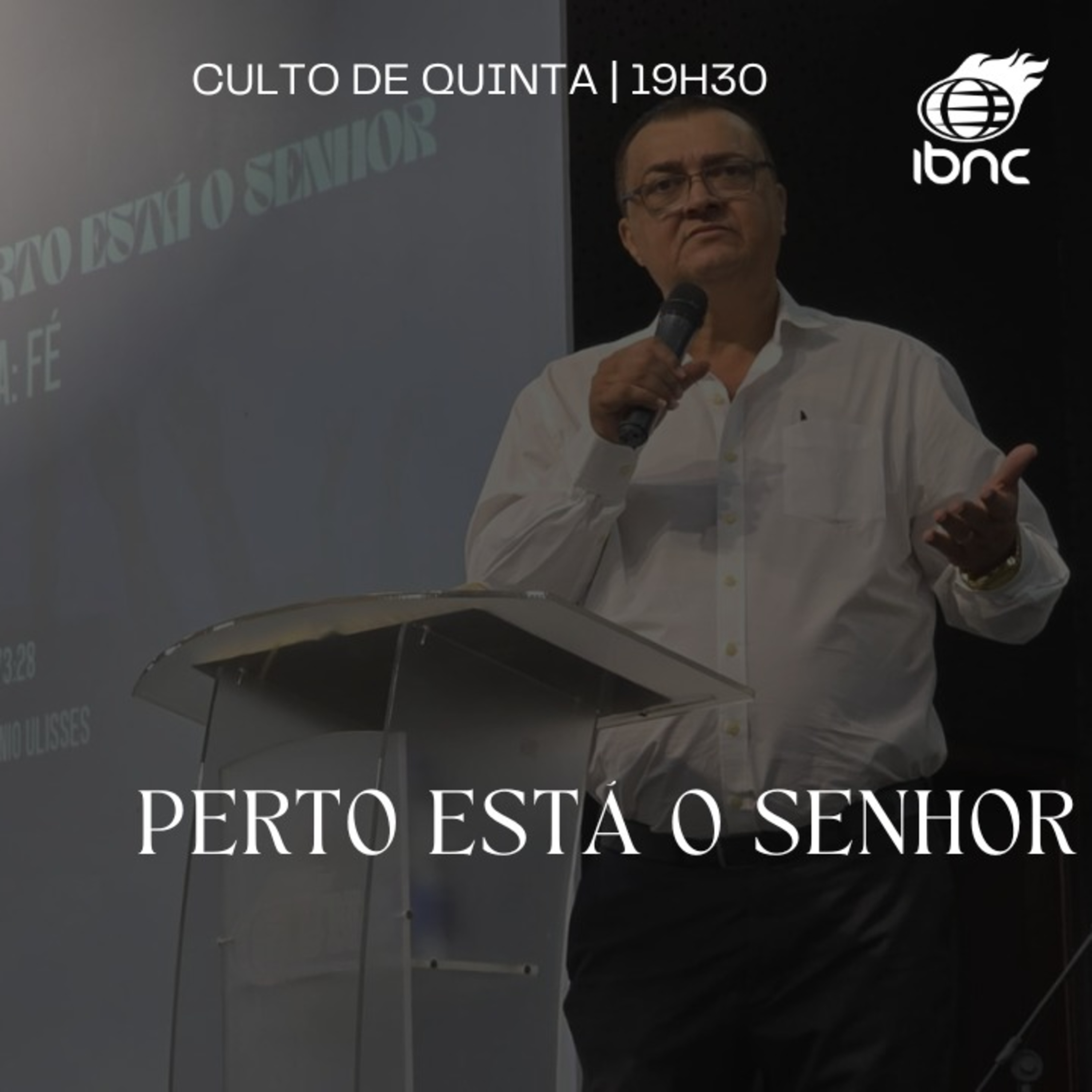 Perto Está o Senhor | Pr. Antônio Ulisses | IBNC 19H30 | 06 FEV episode artwork