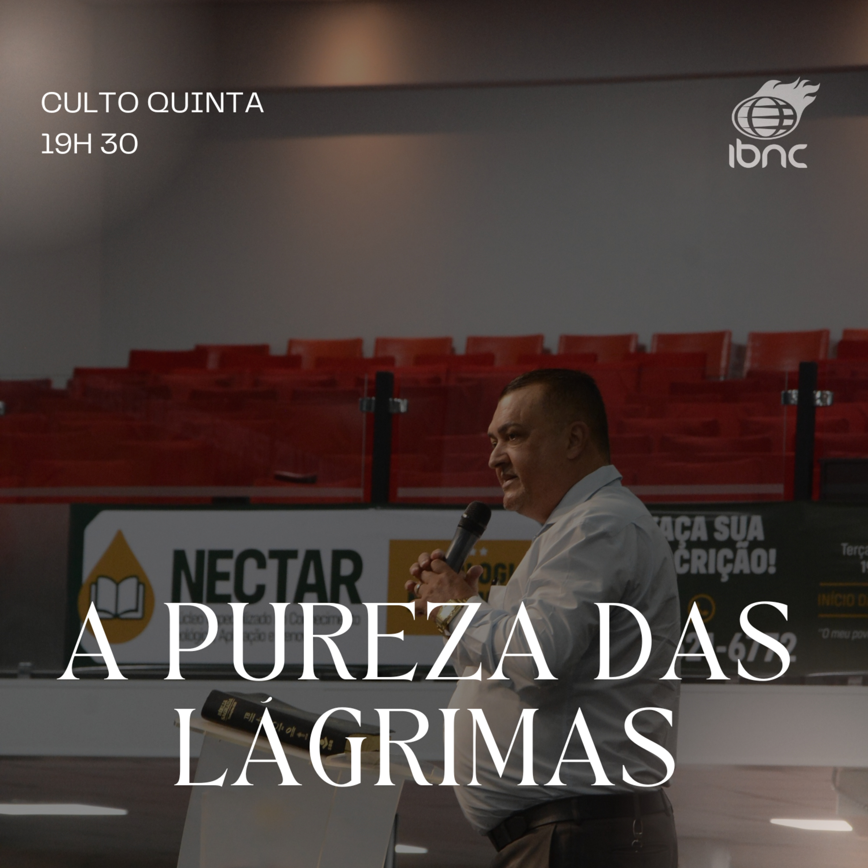 A Pureza das Lágrimas | Pr. Antonio Ulisses | IBNC 19H30 | 11 DEZ episode artwork