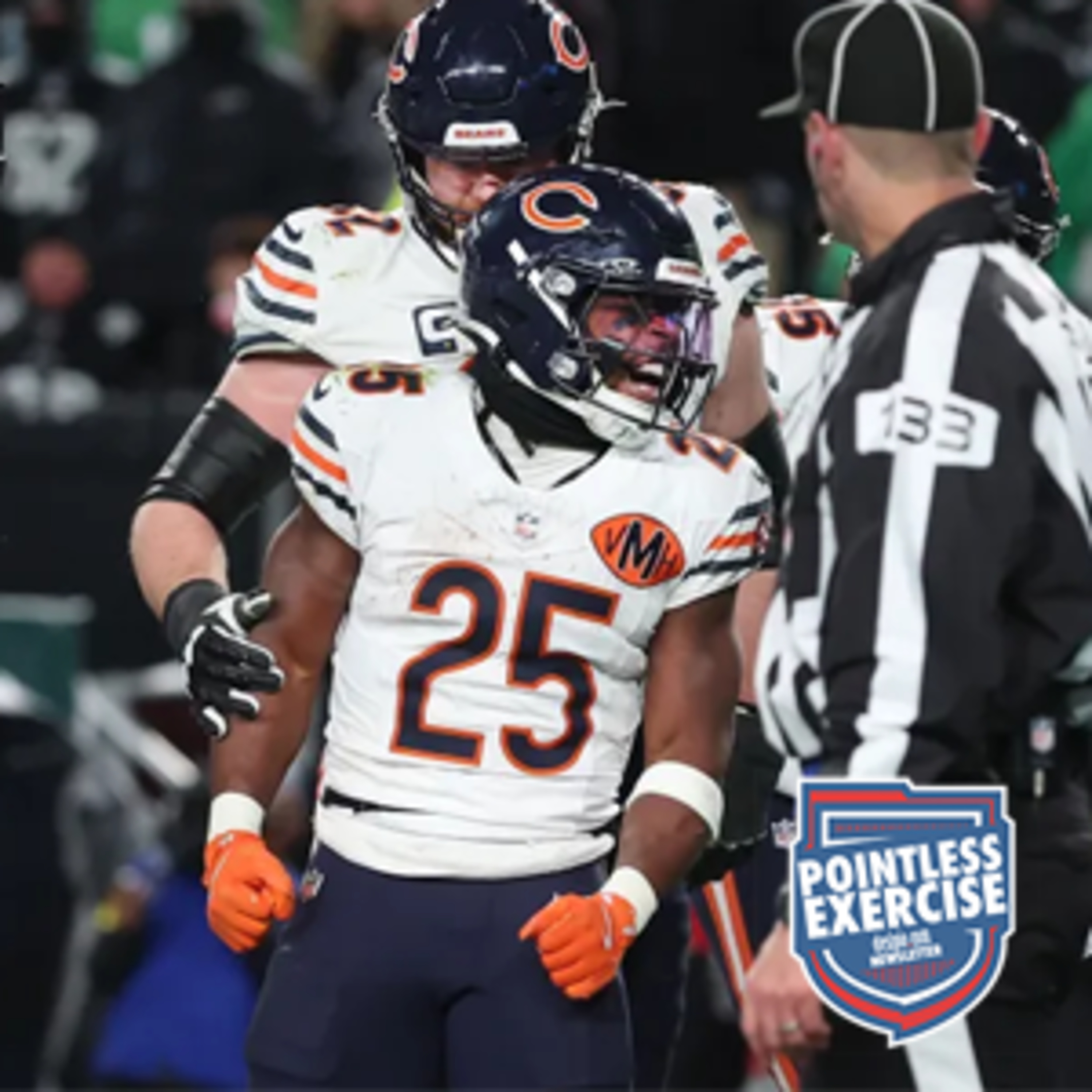 452. The Gang Gets Its Ass Kicked By The Bears - RECRAP - Bears 24, Eagles 15 - Pointless Exercise Podcast episode artwork