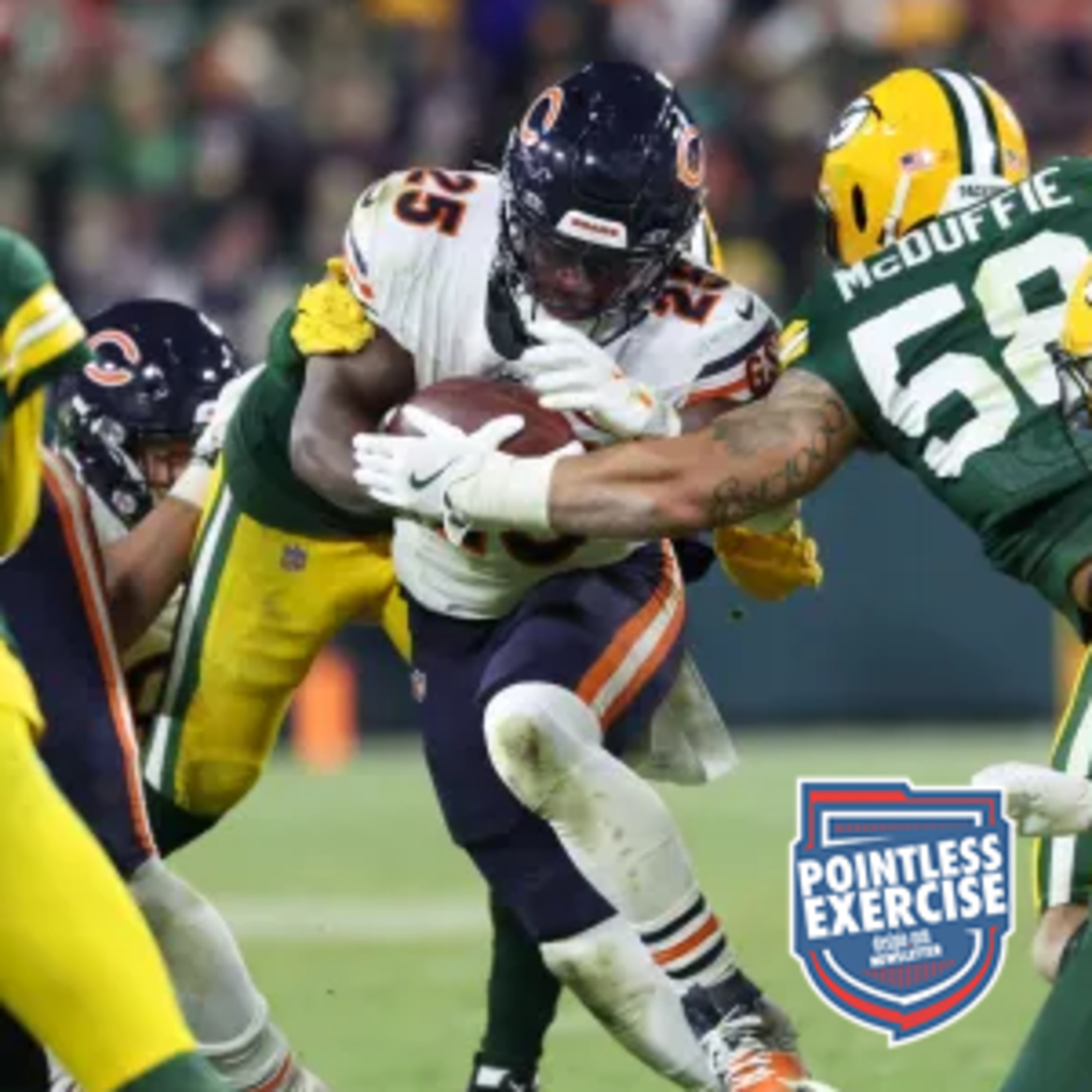 453. It didn't arrive Sunday, but it's coming - RECRAP - Bears-Packers - Pointless Exercise Podcast episode artwork