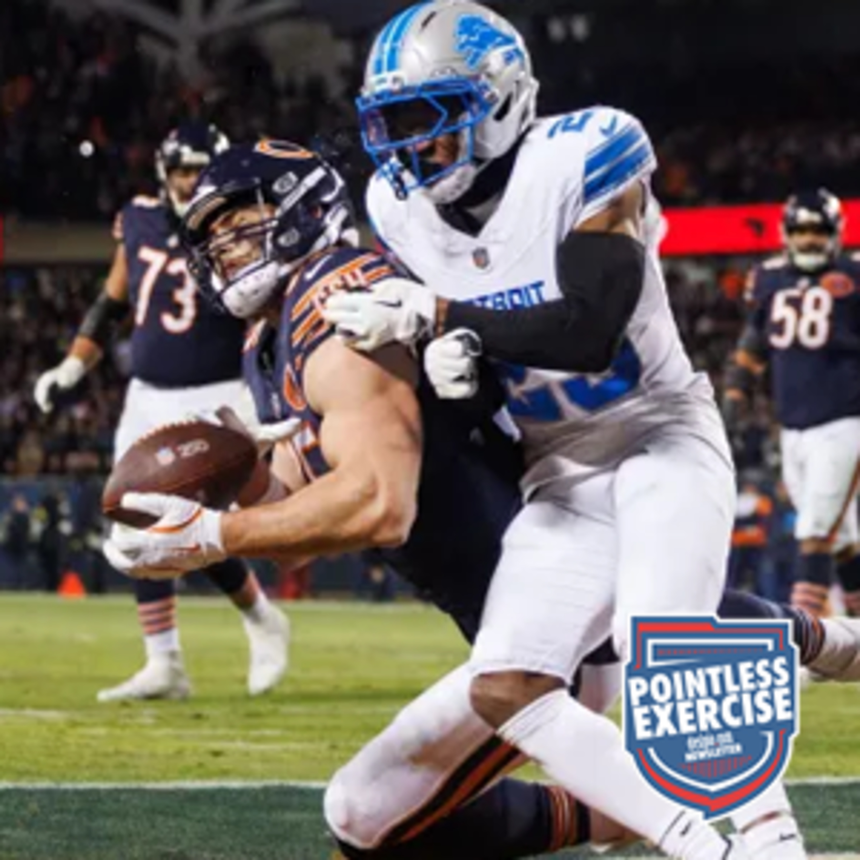 460. - Too little too late - Lions 19, Bears 16 - RECRAP - Pointless Exercise Podcast episode artwork